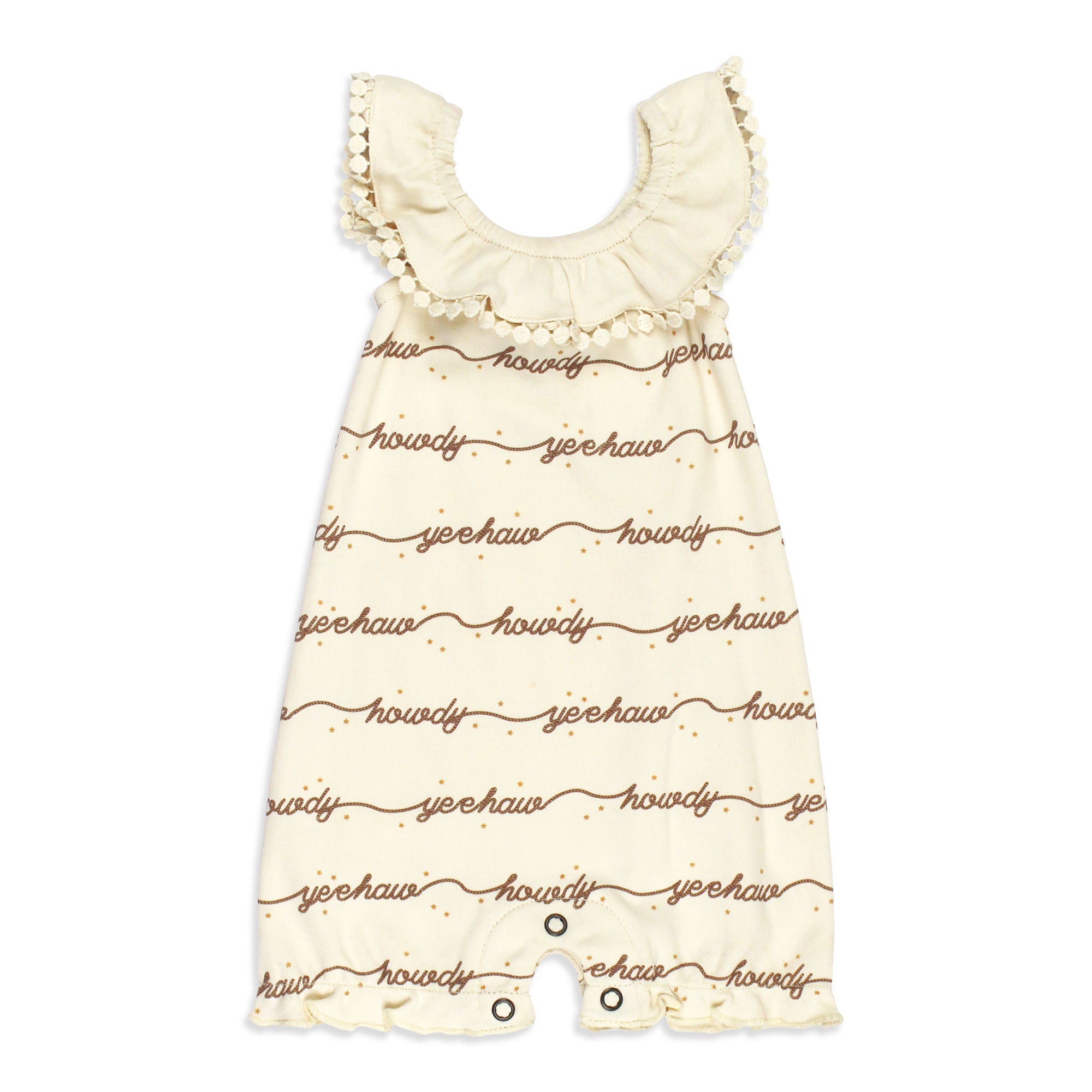 Howdy Ruffle Romper