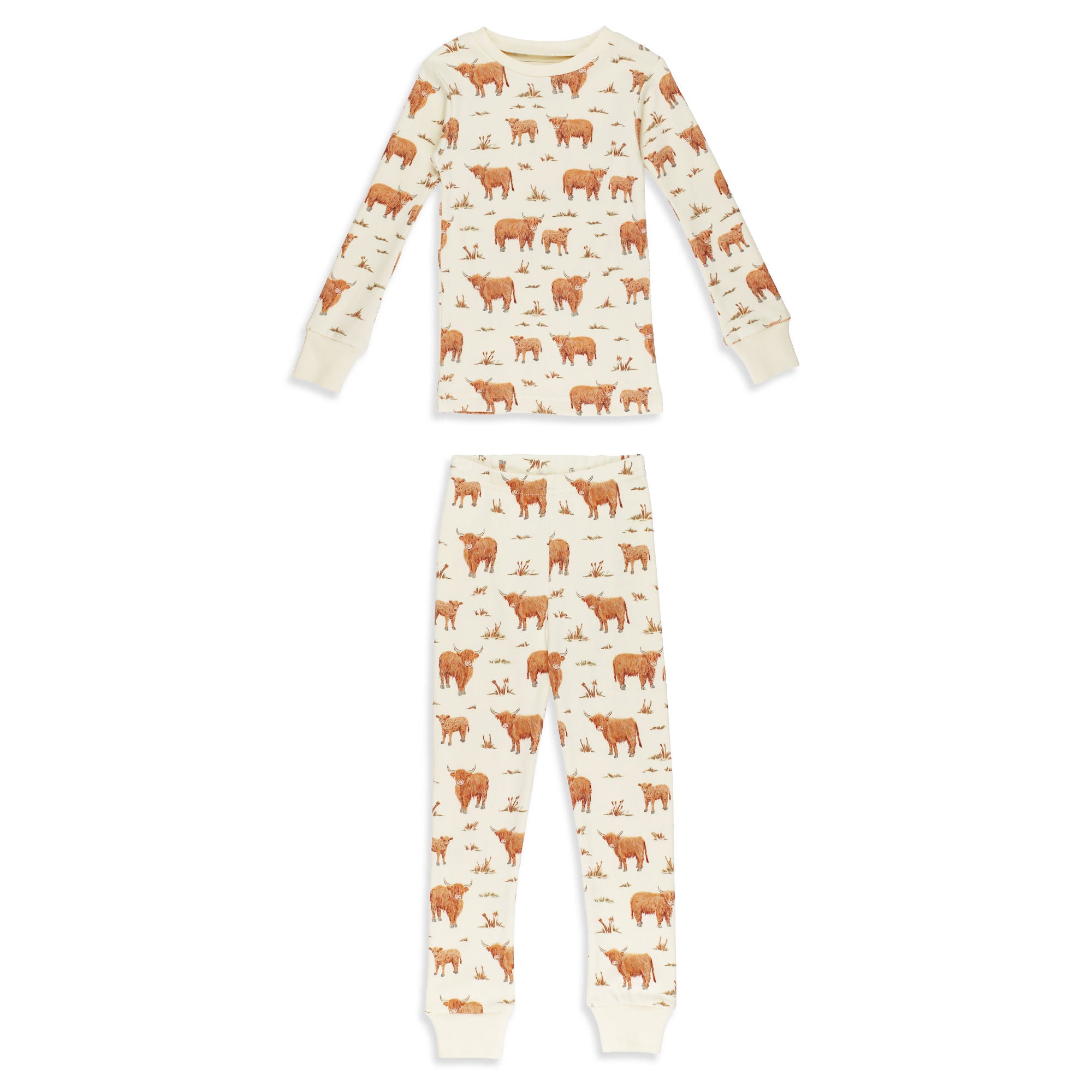 Highland Cow Kid’s PJ Set
