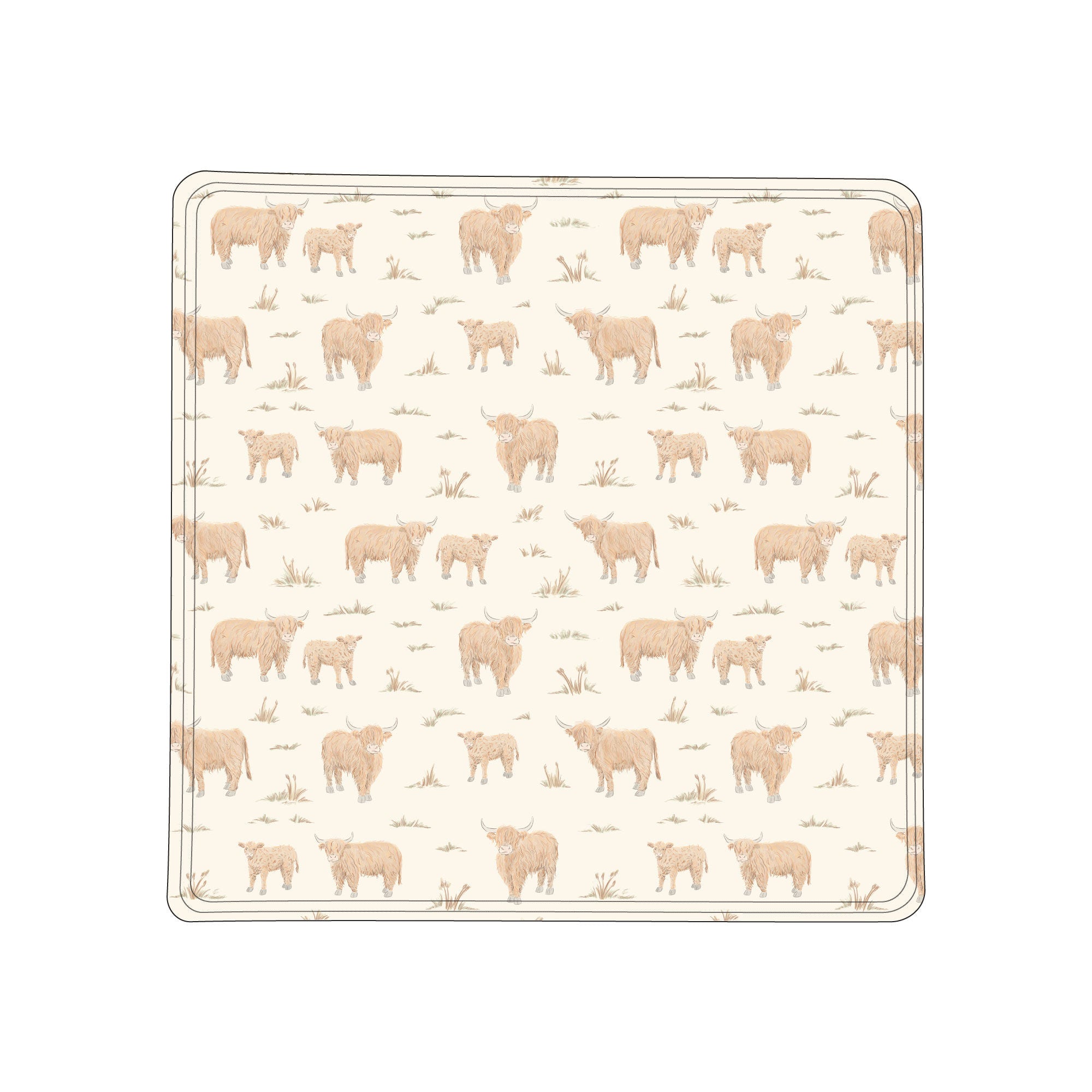 Highland Cow Blanket (ORP111)