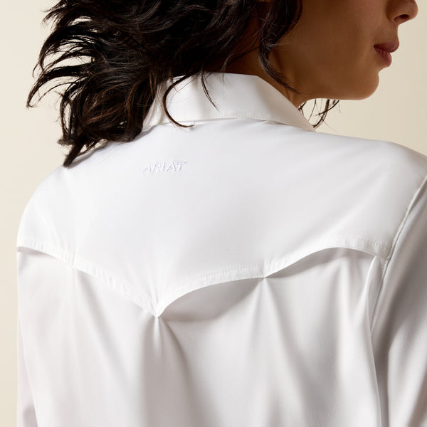 Women’s White Western VentTEK Shirt