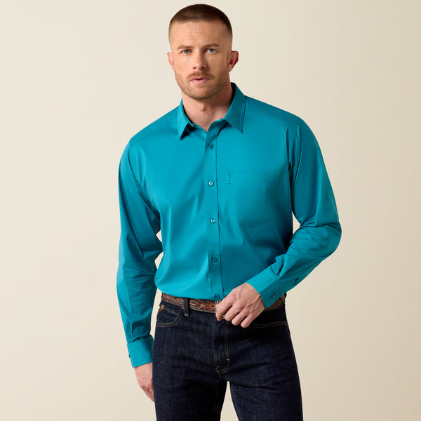Men’s Everything Teal Long Sleeve Shirt