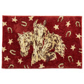 Patchwork Bandana Red Horses Rug