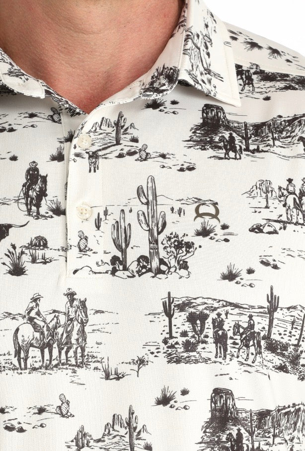 Men’s Desert Scene Polo