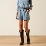 Light Denim Summer Shorts