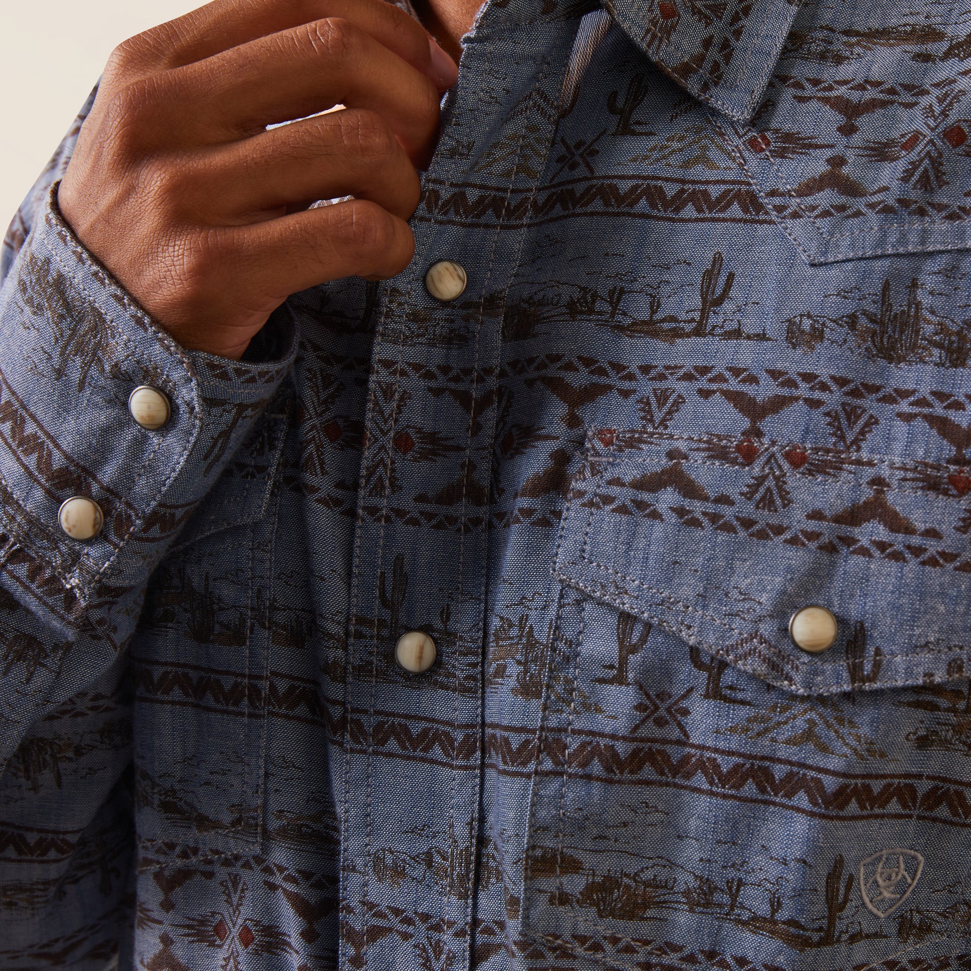 Ariat Haddington Retro Snap LS Shirt