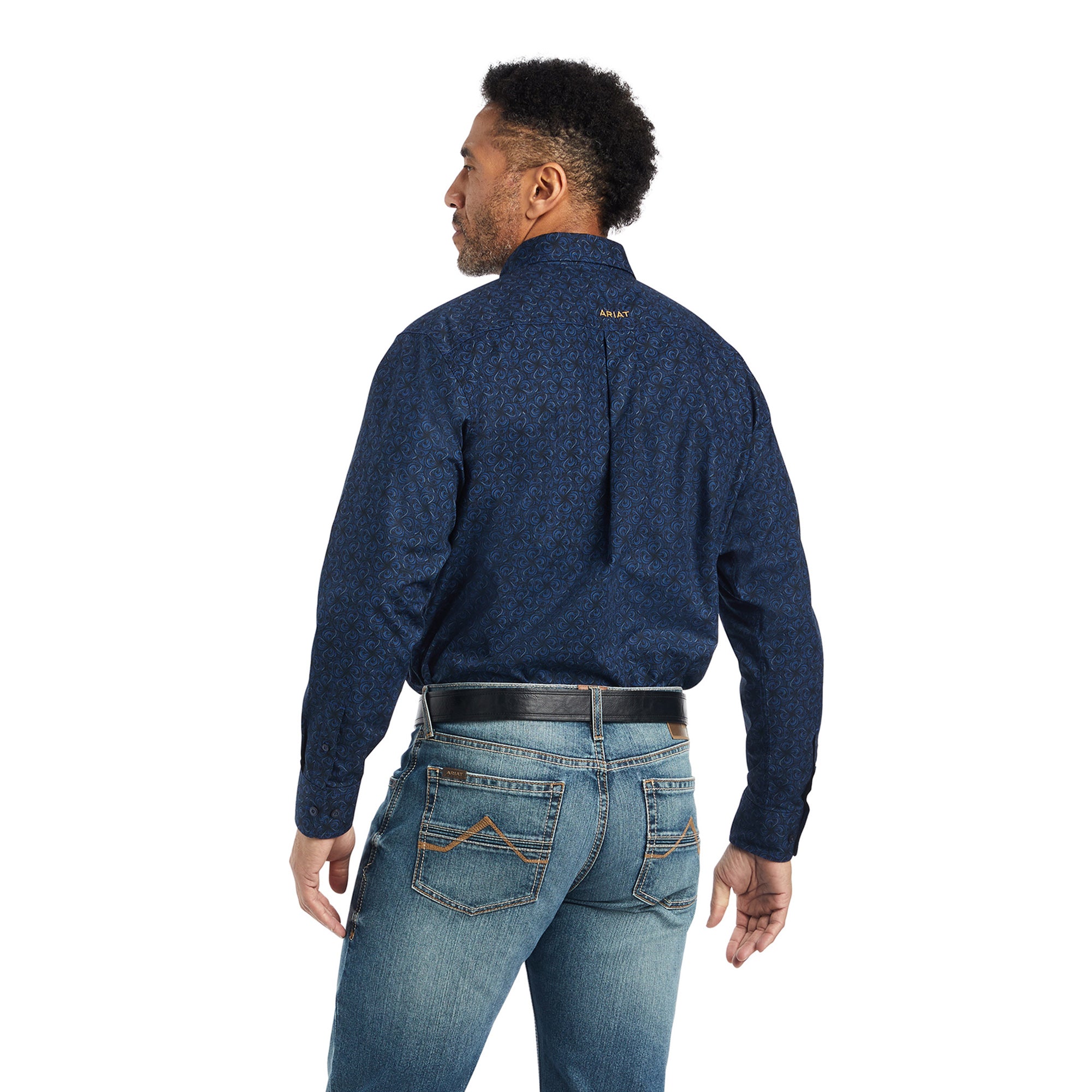 Ariat Giles Estate Blue LS Shirt
