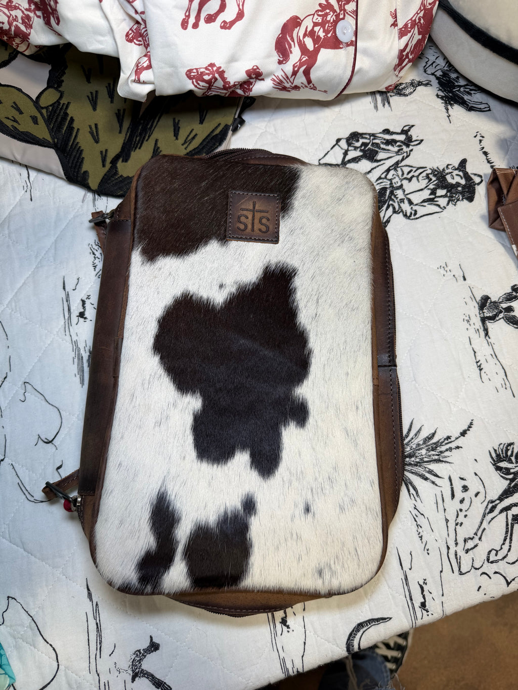 Cowhide Squash Jewelry Case