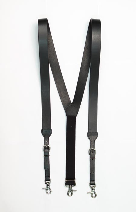 Black HDX Leather Gallus