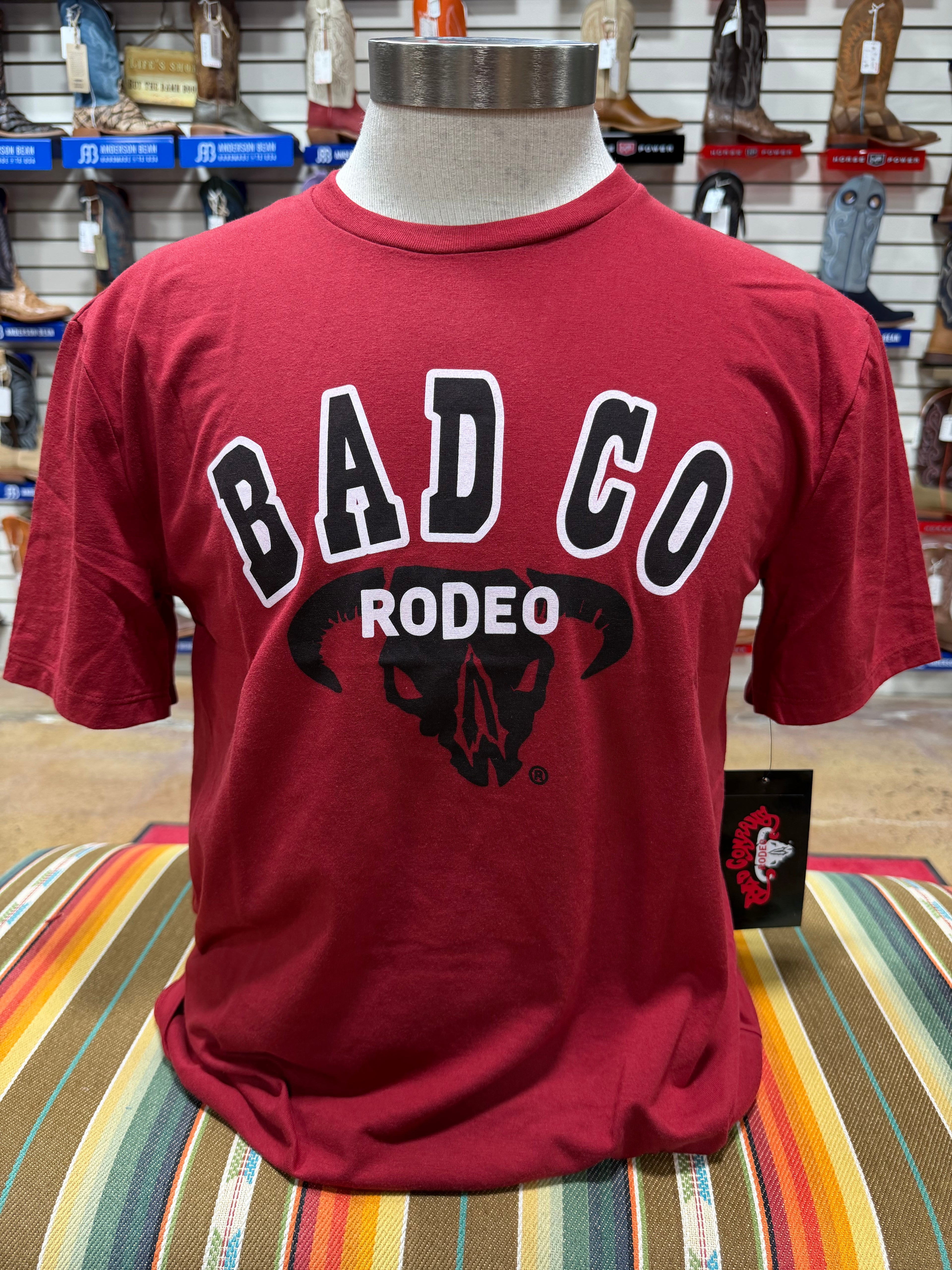 Bad Company Rodeo Red Logo Tee