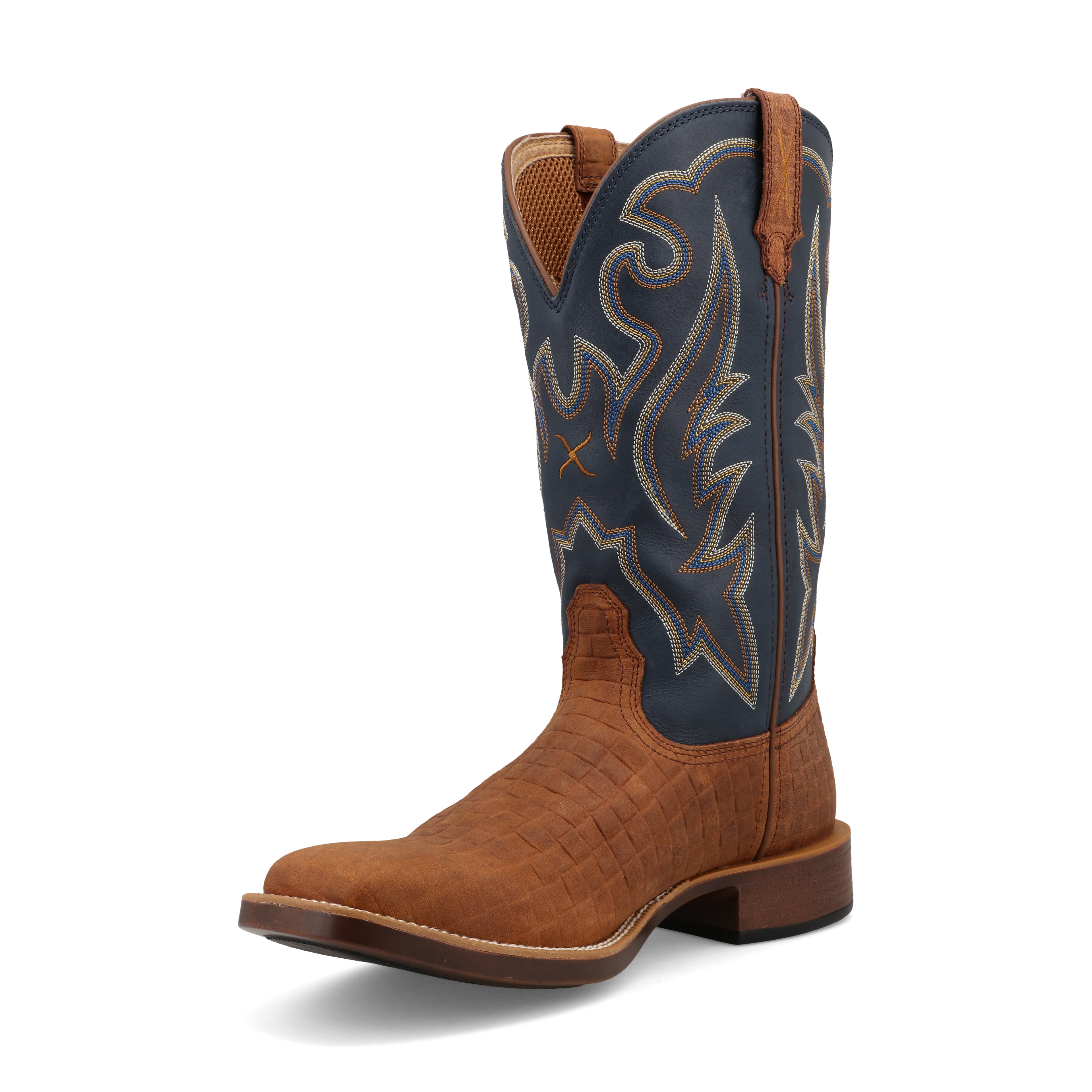Twisted X Navy/Chestnut Top Hand Boots (MTH0033)