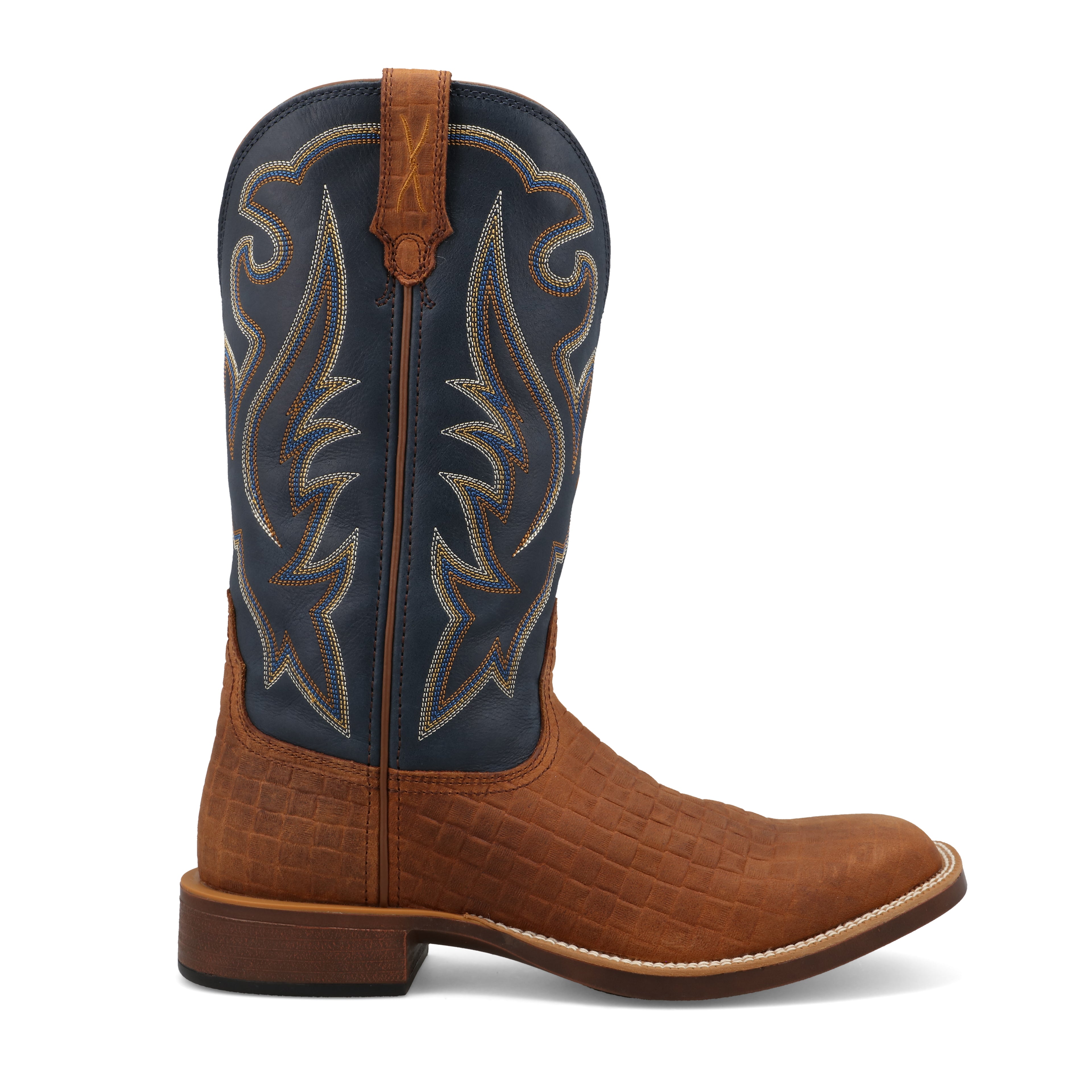 Twisted X Navy/Chestnut Top Hand Boots (MTH0033)