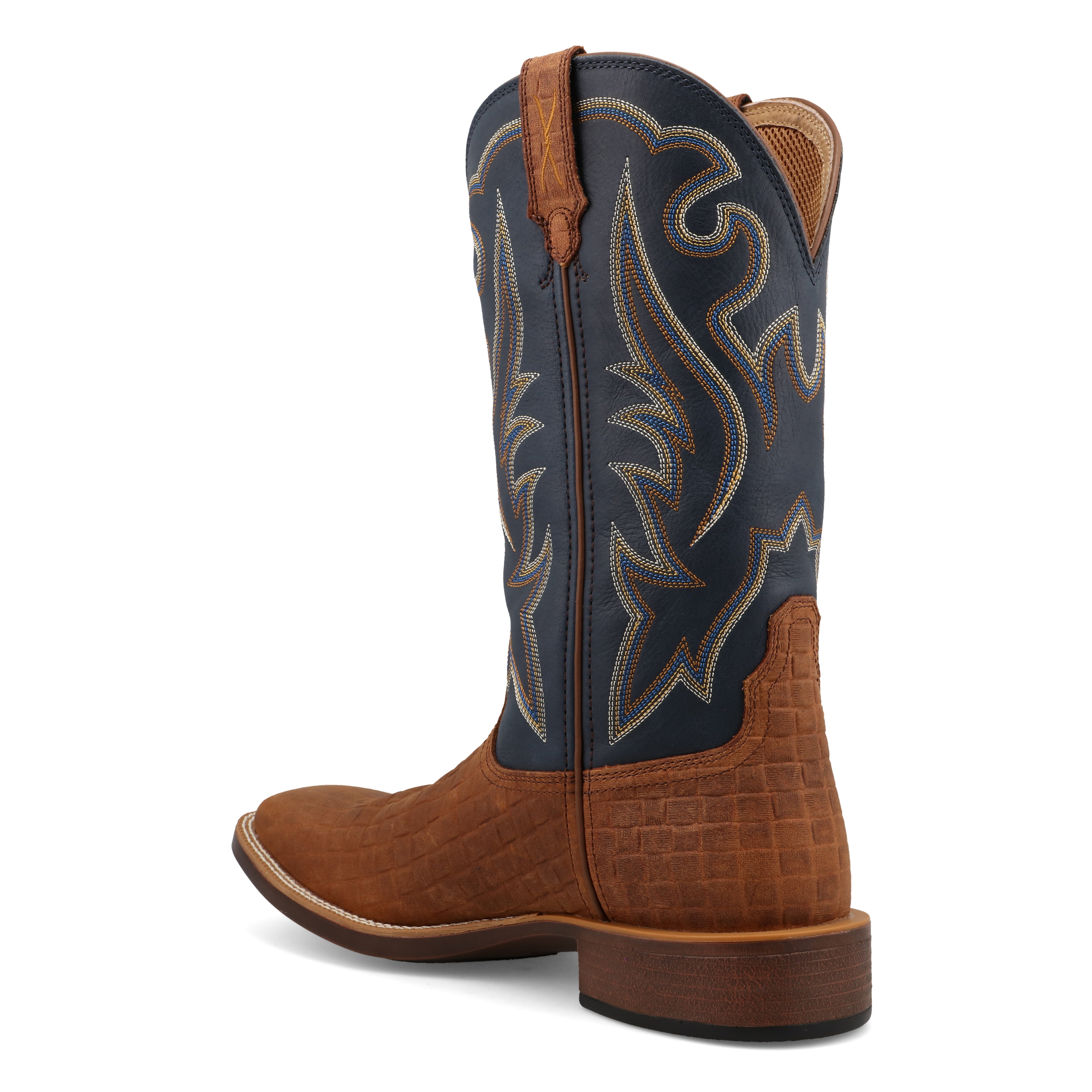 Twisted X Navy/Chestnut Top Hand Boots (MTH0033)