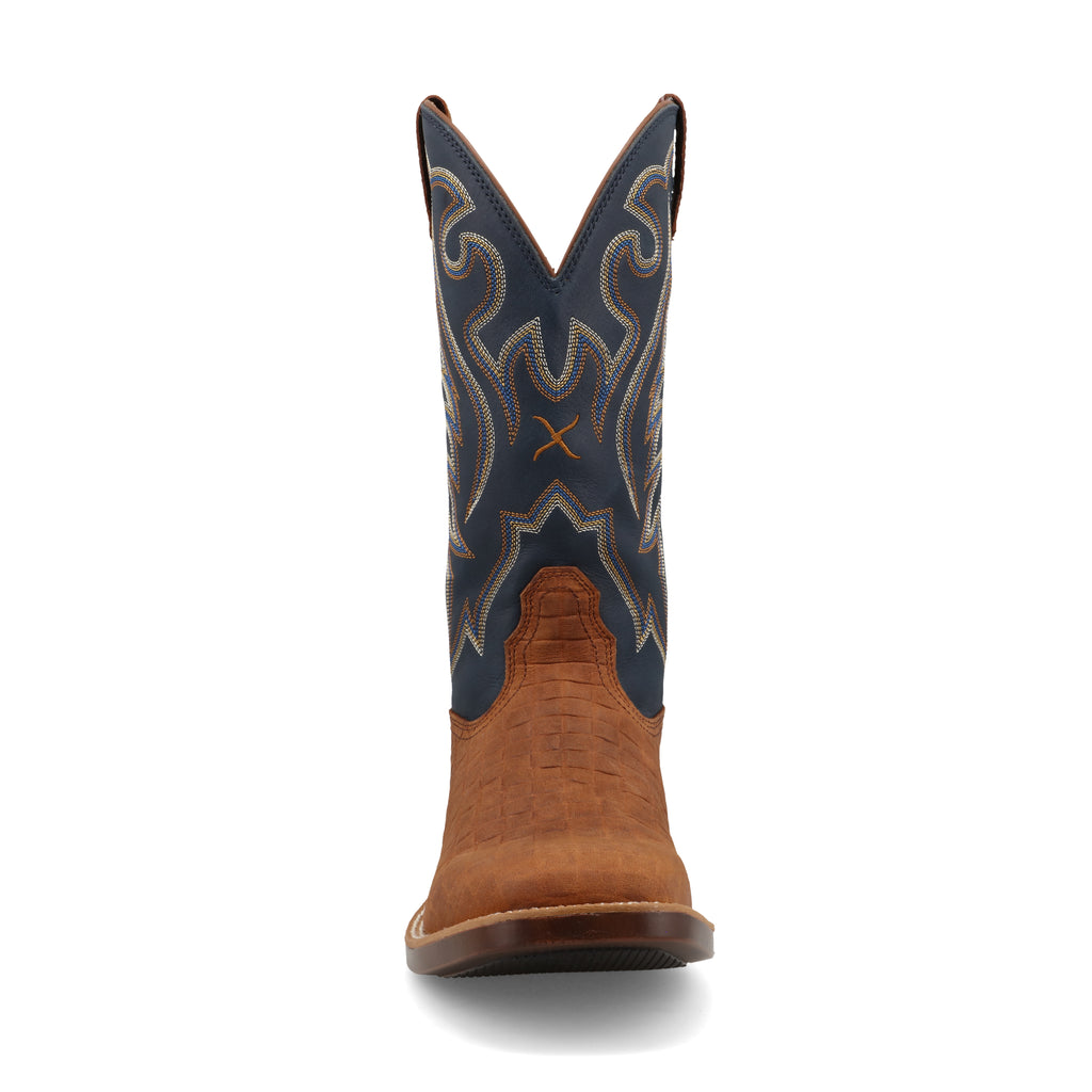 Twisted X Navy/Chestnut Top Hand Boots (MTH0033)