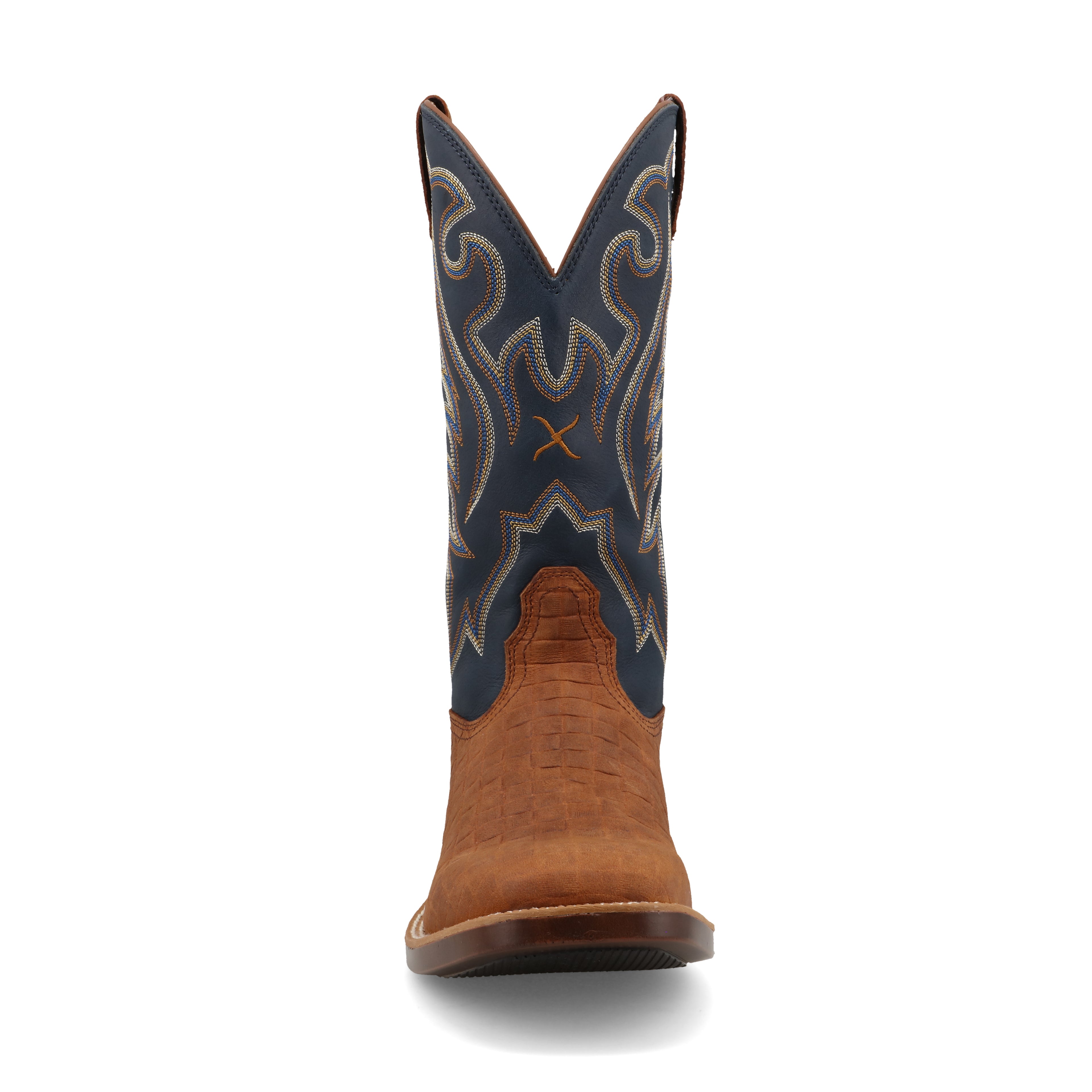 Twisted X Navy/Chestnut Top Hand Boots (MTH0033)