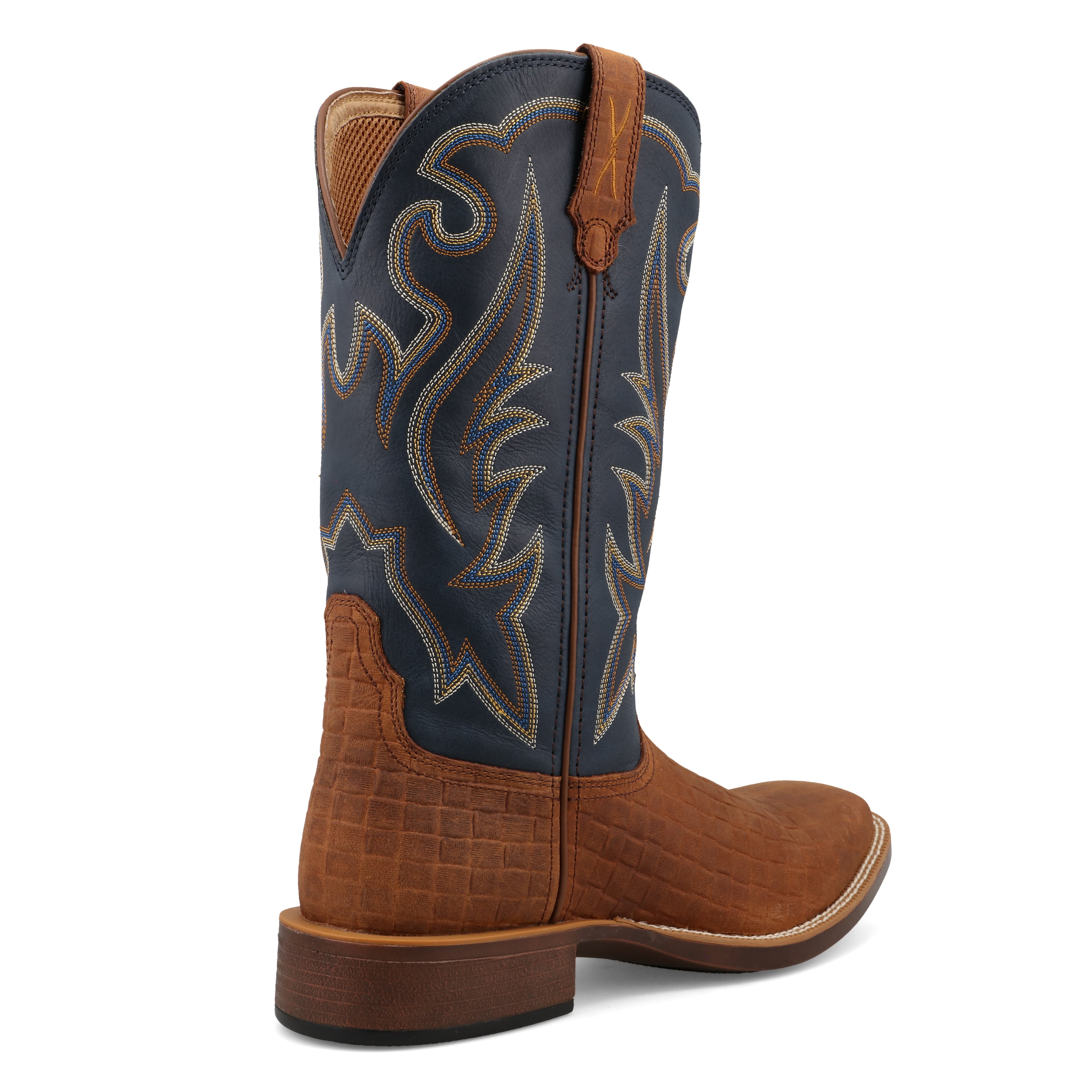 Twisted X Navy/Chestnut Top Hand Boots (MTH0033)