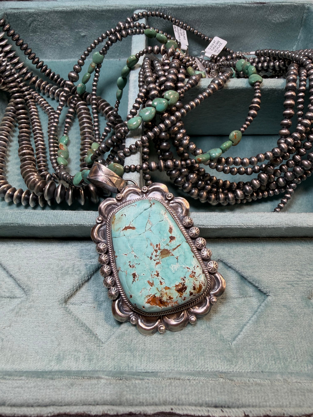 Dry Creek Heirloom Turquoise Pendant