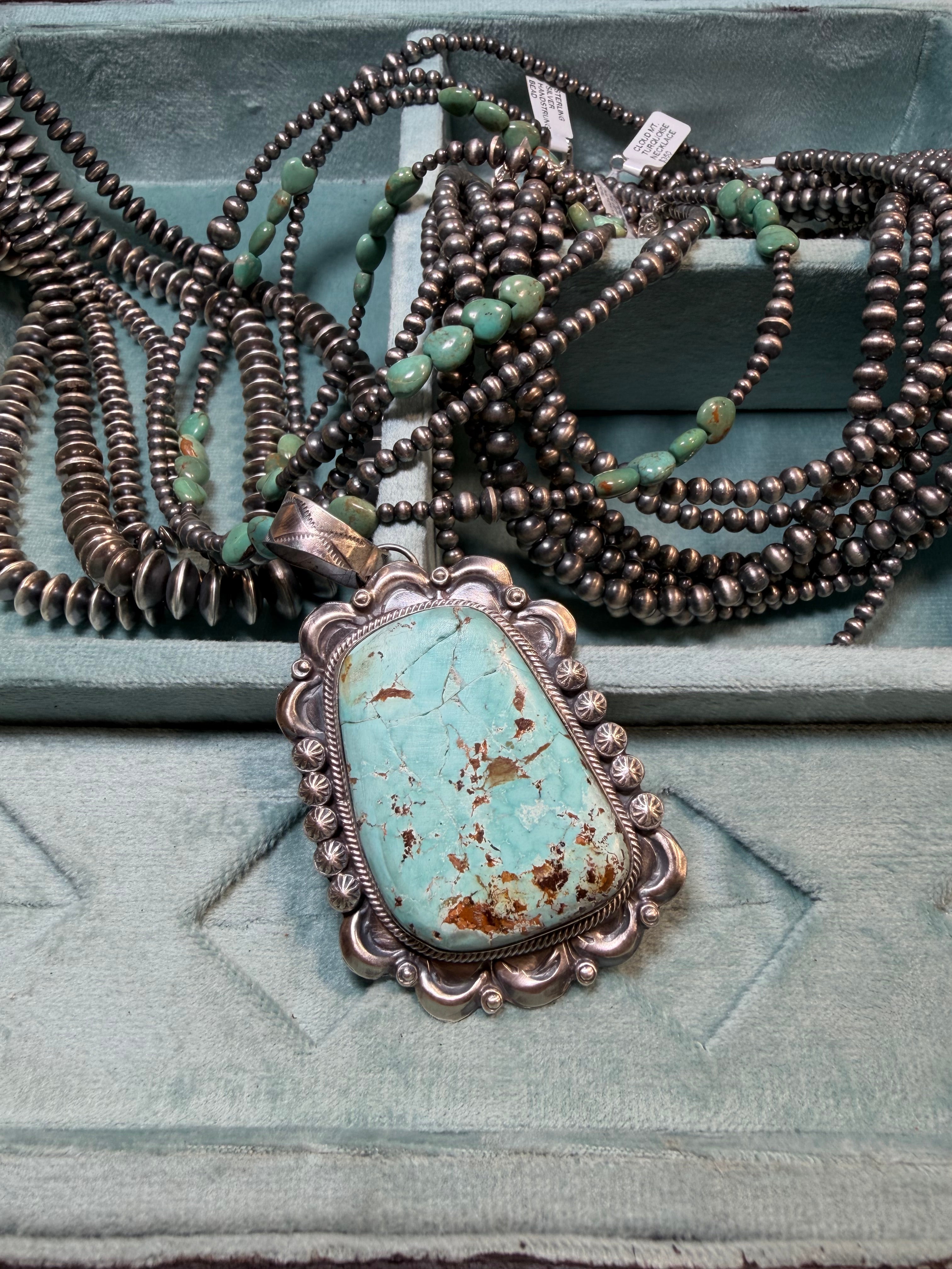 Dry Creek Heirloom Turquoise Pendant