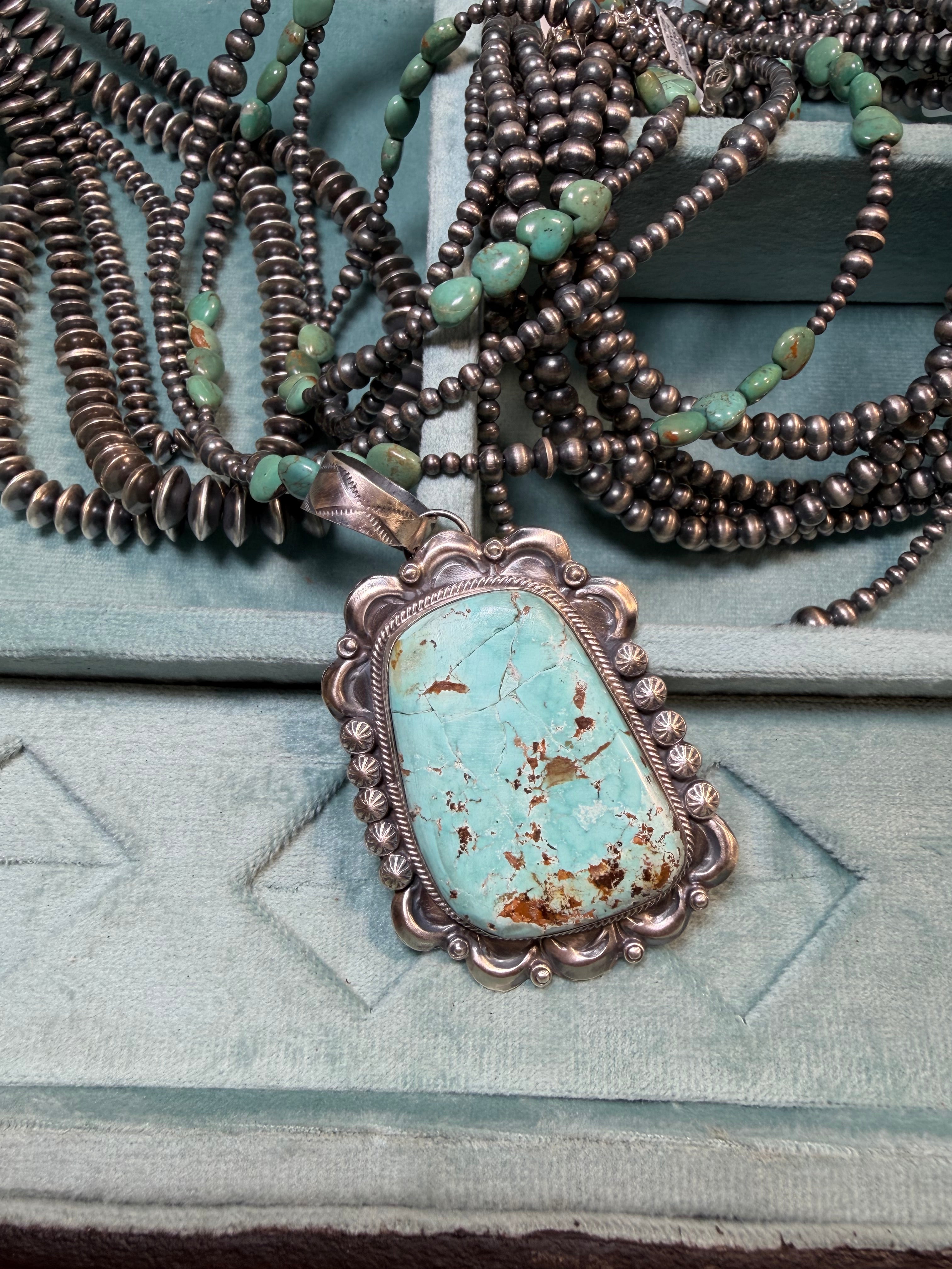 Dry Creek Heirloom Turquoise Pendant