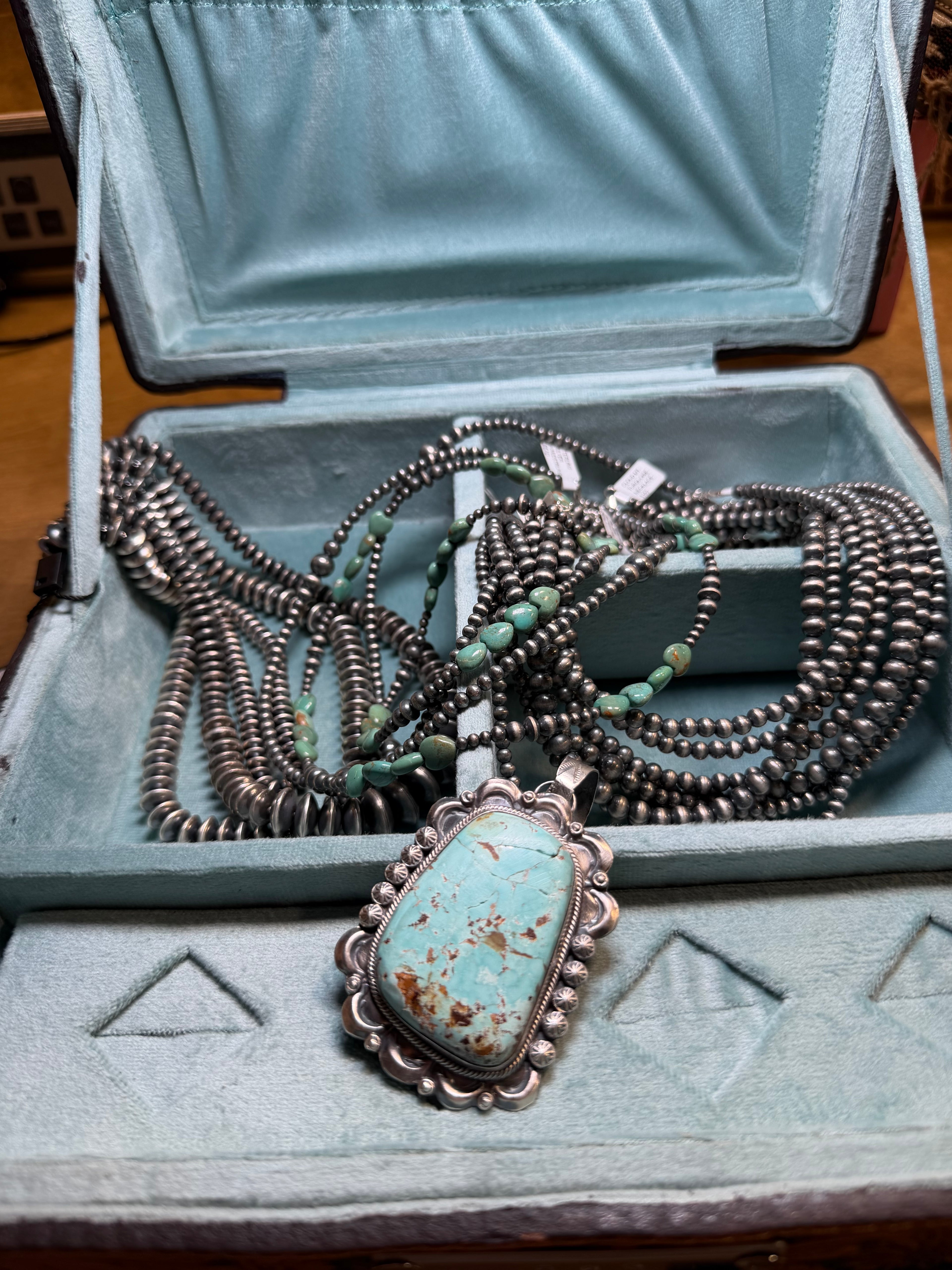 Dry Creek Heirloom Turquoise Pendant