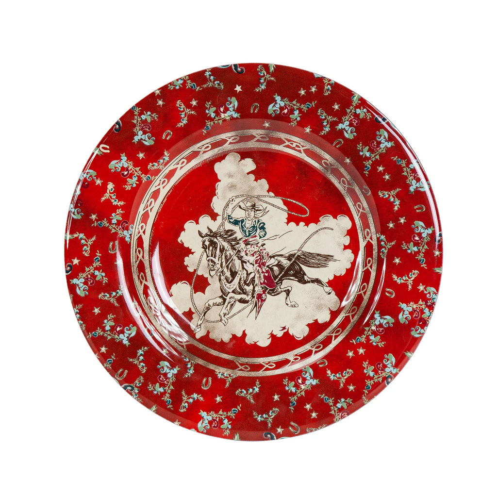 Patchwork Bandana 14pc Melamine Dinnerware Set