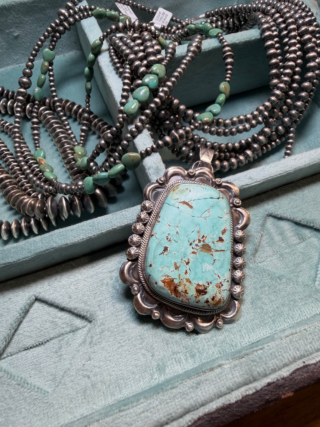 Dry Creek Heirloom Turquoise Pendant