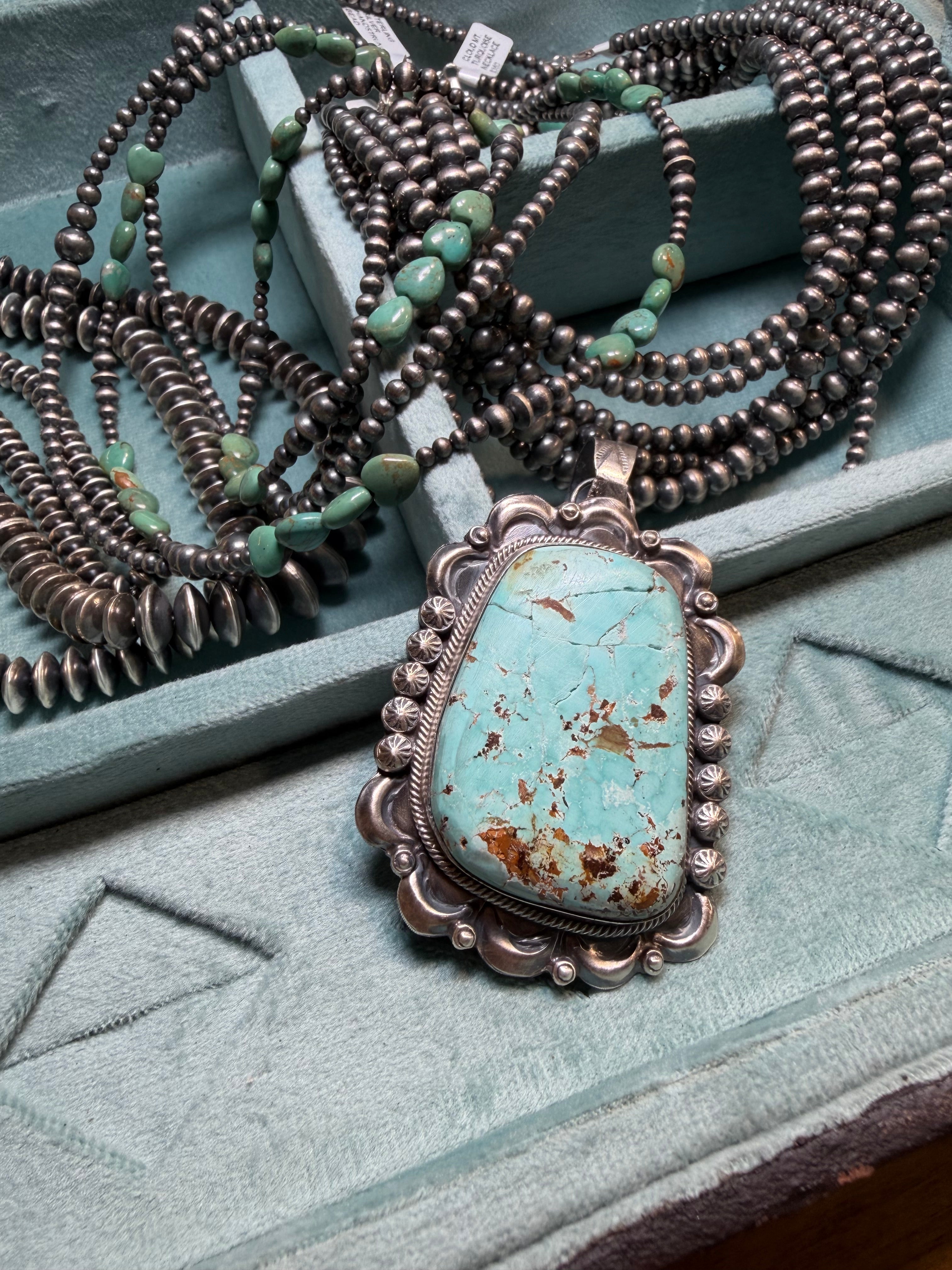 Dry Creek Heirloom Turquoise Pendant