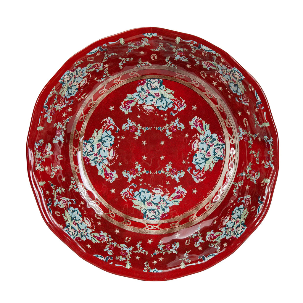 Patchwork Bandana 14pc Melamine Dinnerware Set