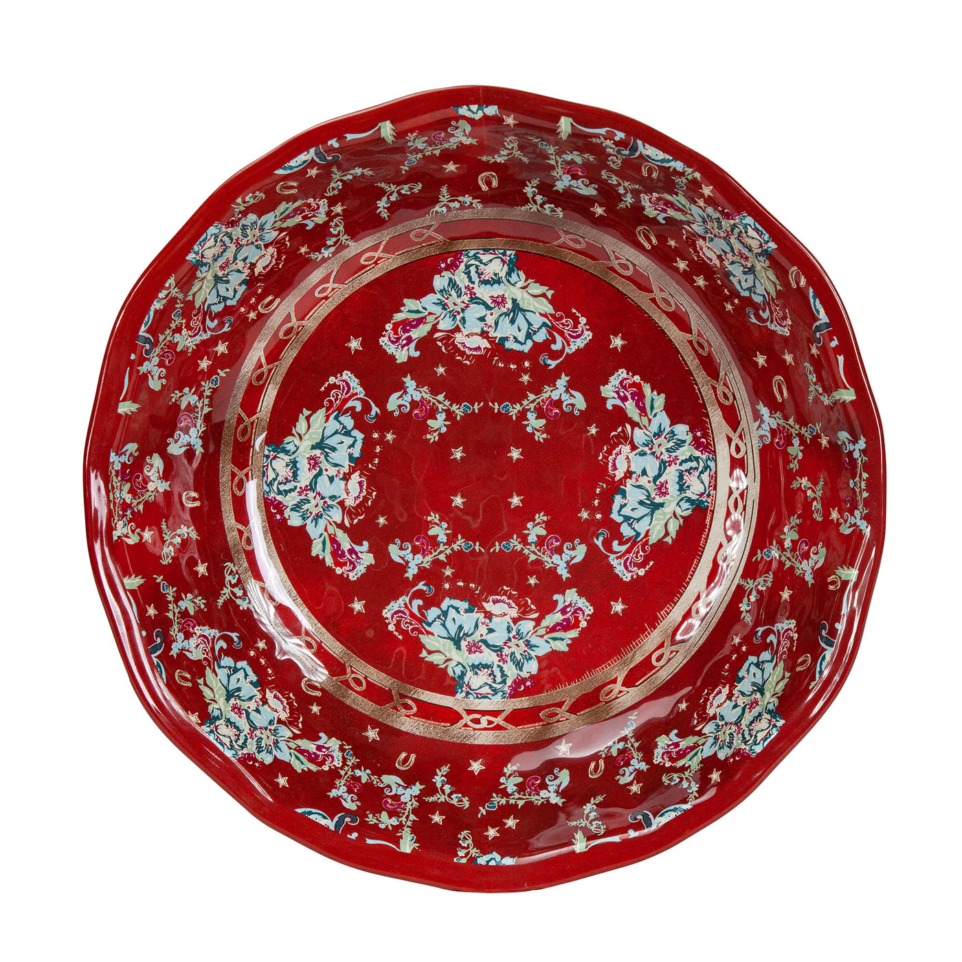 Patchwork Bandana 14pc Melamine Dinnerware Set