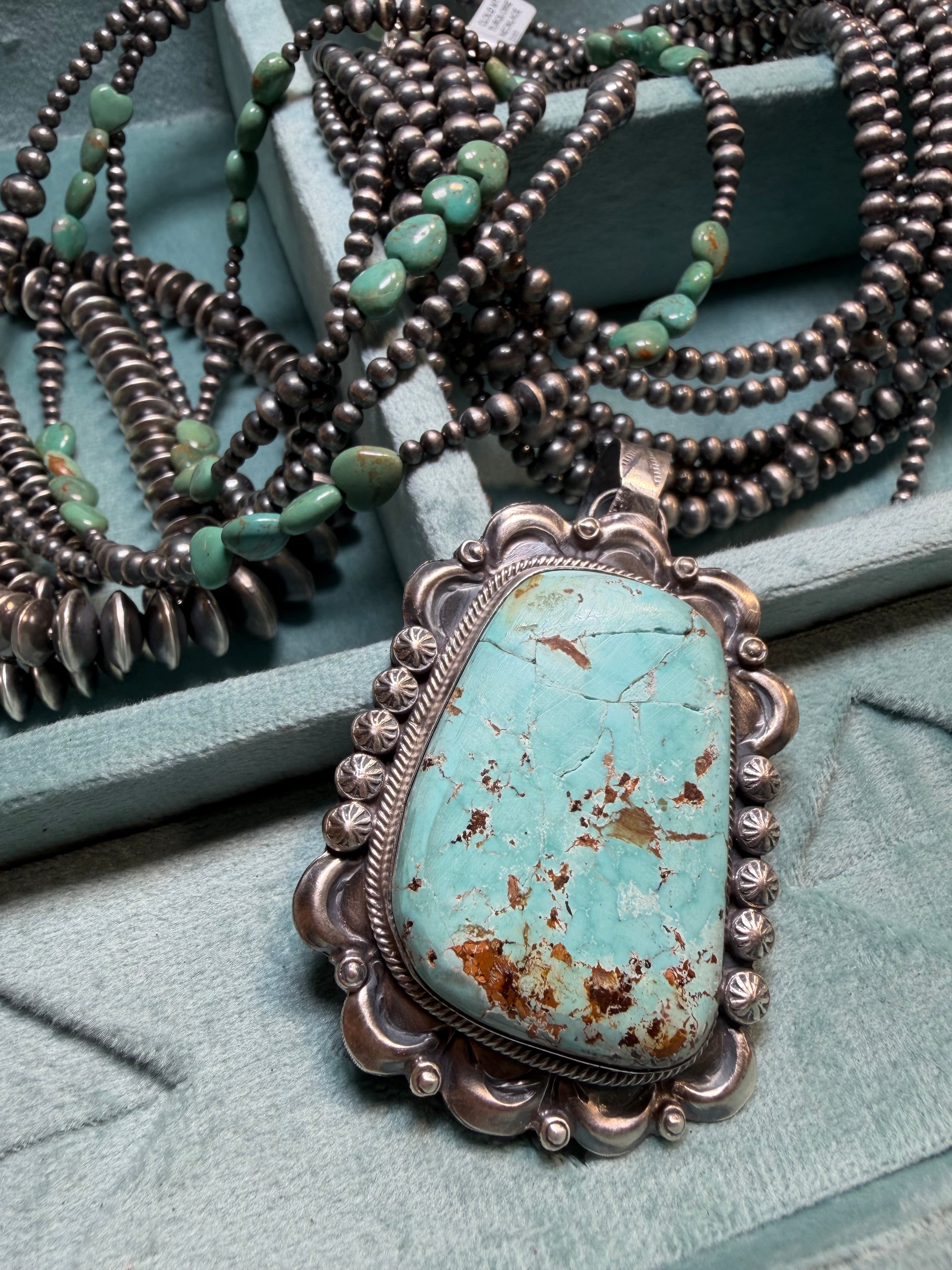 Dry Creek Heirloom Turquoise Pendant