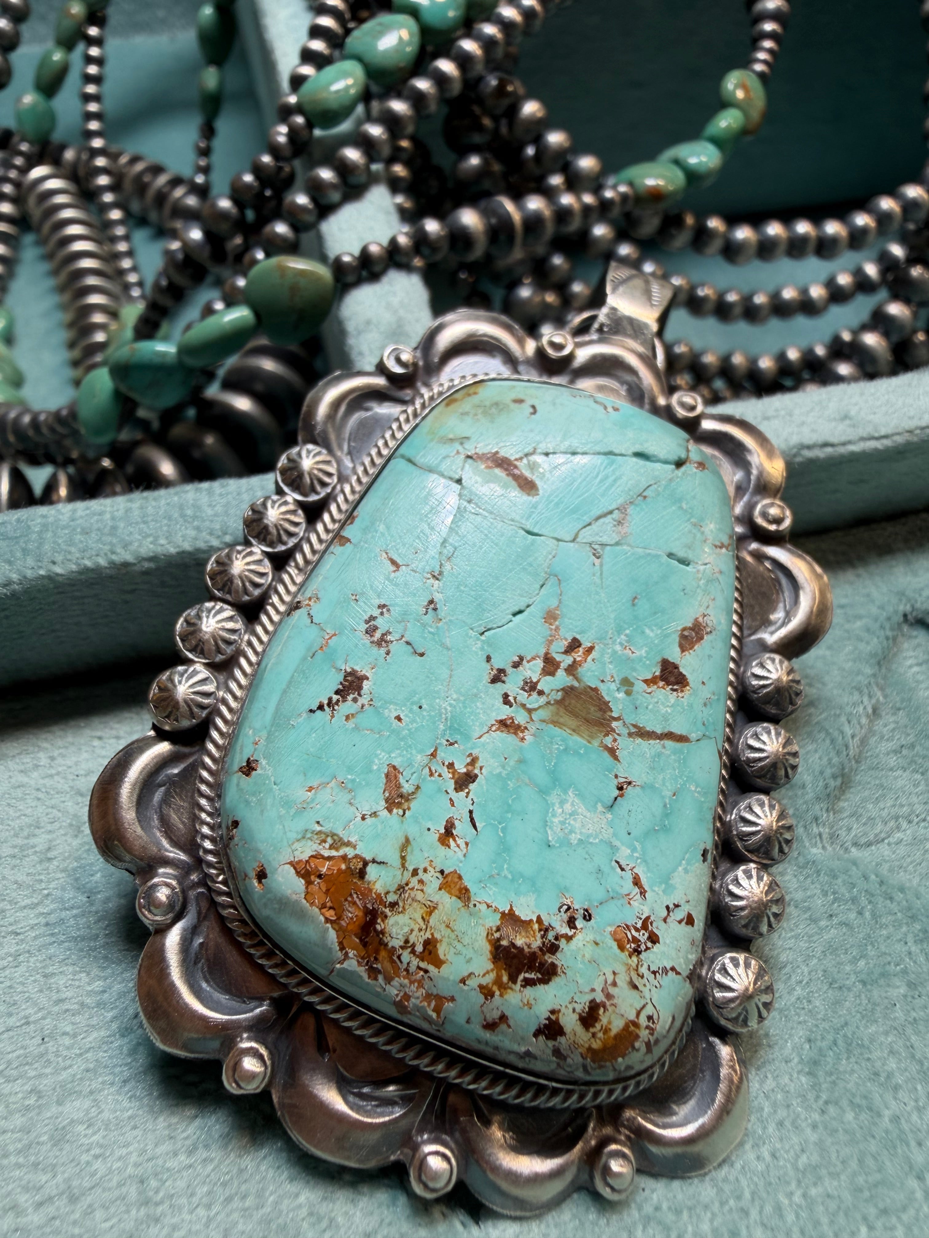 Dry Creek Heirloom Turquoise Pendant