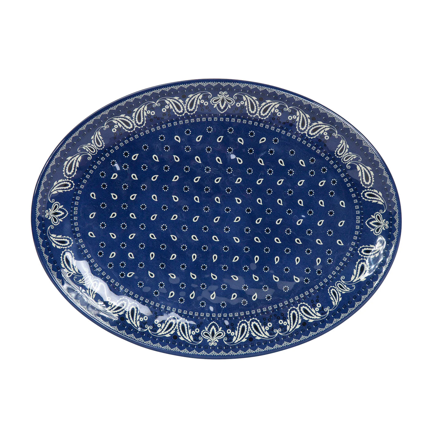 Patchwork Bandana 14pc Melamine Dinnerware Set