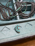 Kingman Sunburst Adjustable Turquoise Ring