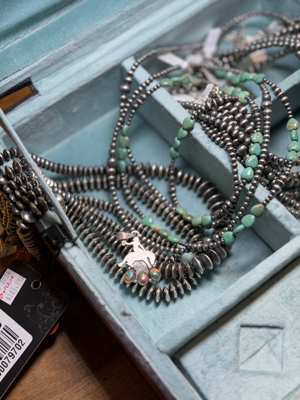 Bucking Bronc Turquoise Pendant
