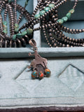 Bucking Bronc Turquoise Pendant