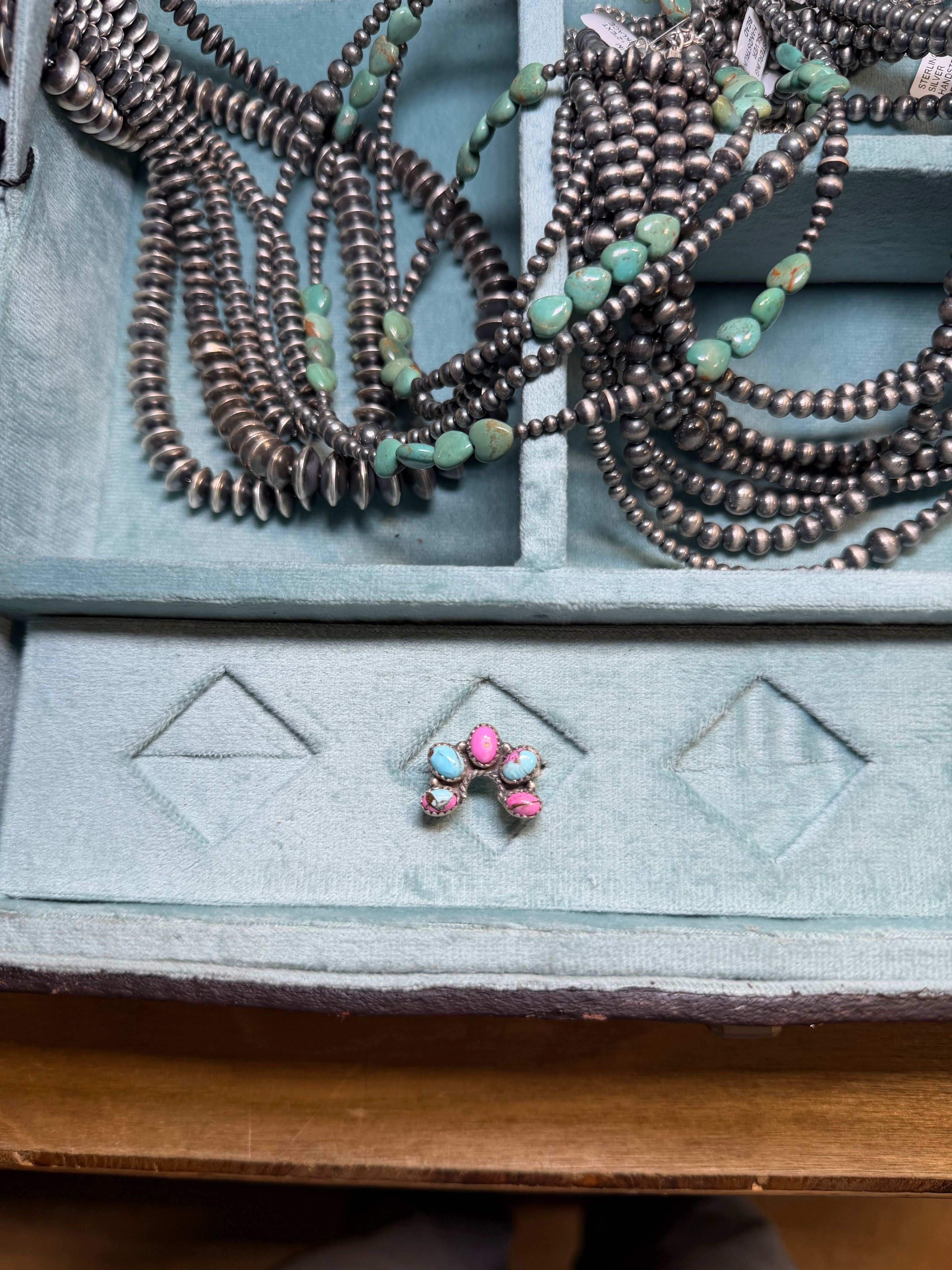 Cotton Candy Cluster Adjustable Ring