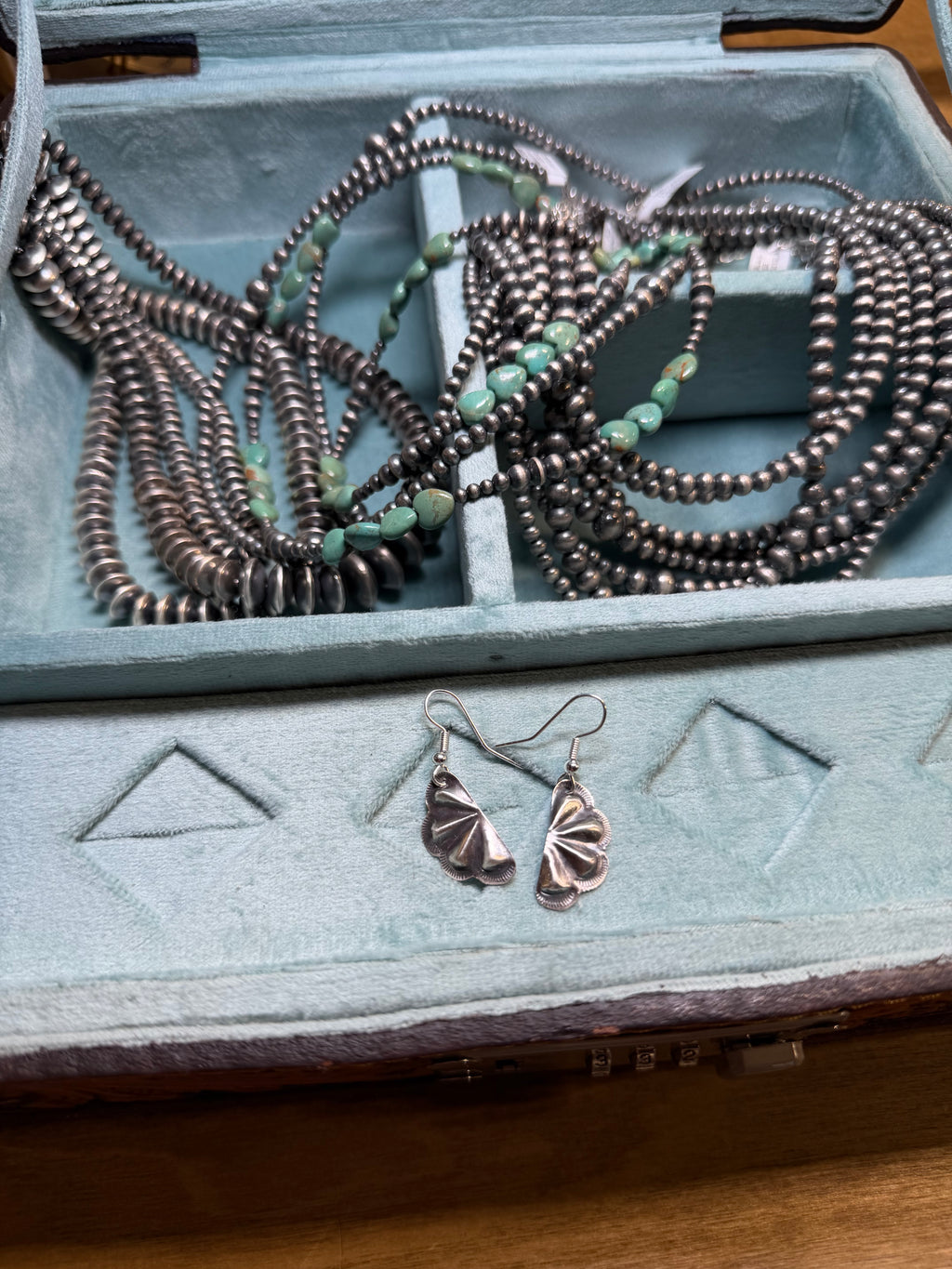 Prairie Fan Sterling Silver Earrings