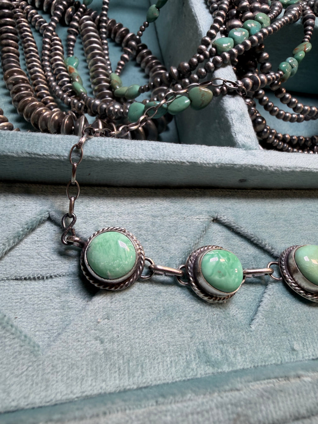 Sagebrush Five-Stone Sterling Silver Necklace