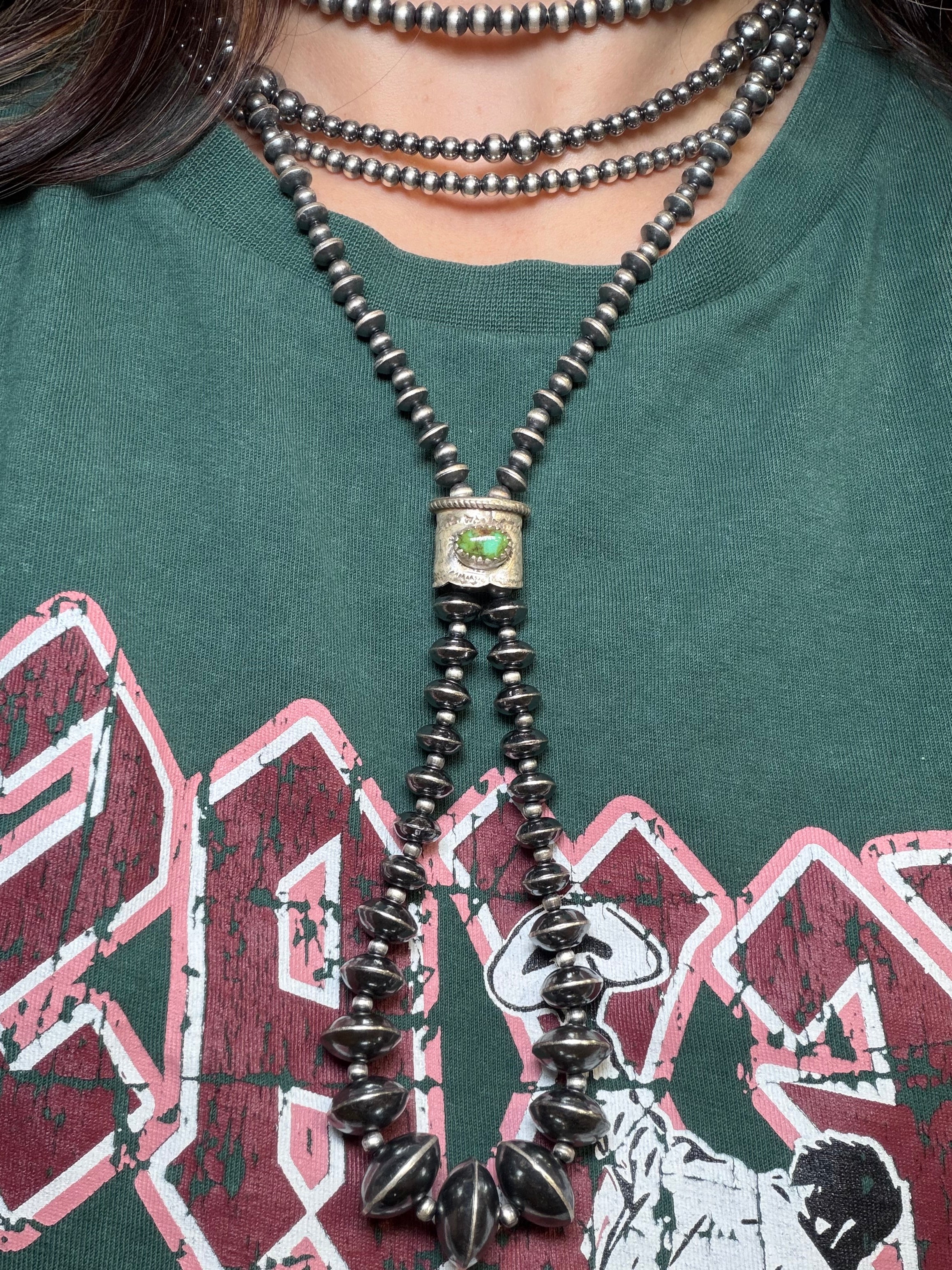 High Plains Turquoise Bolo Necklace