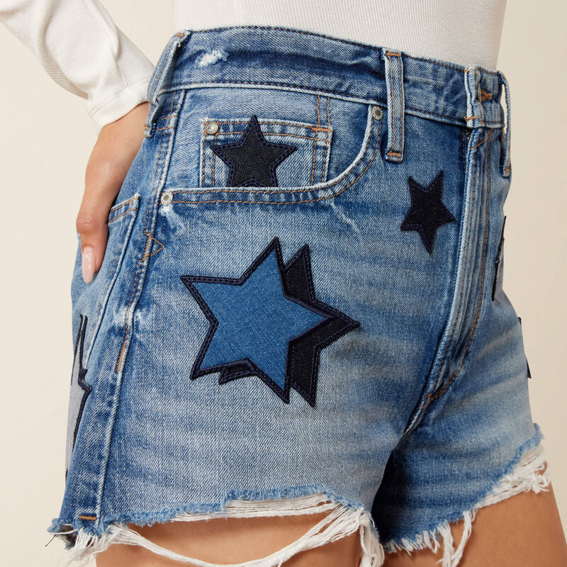 Ultra High Rise Americana Denim 3” Shorts