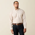 Ariat Wrinkle Free Solid Pinpoint Oxford Classic Fit Shirt – Savannah Tan