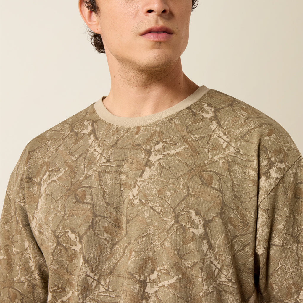Ariat ToughStock Boxy T-Shirt – Beige Camo