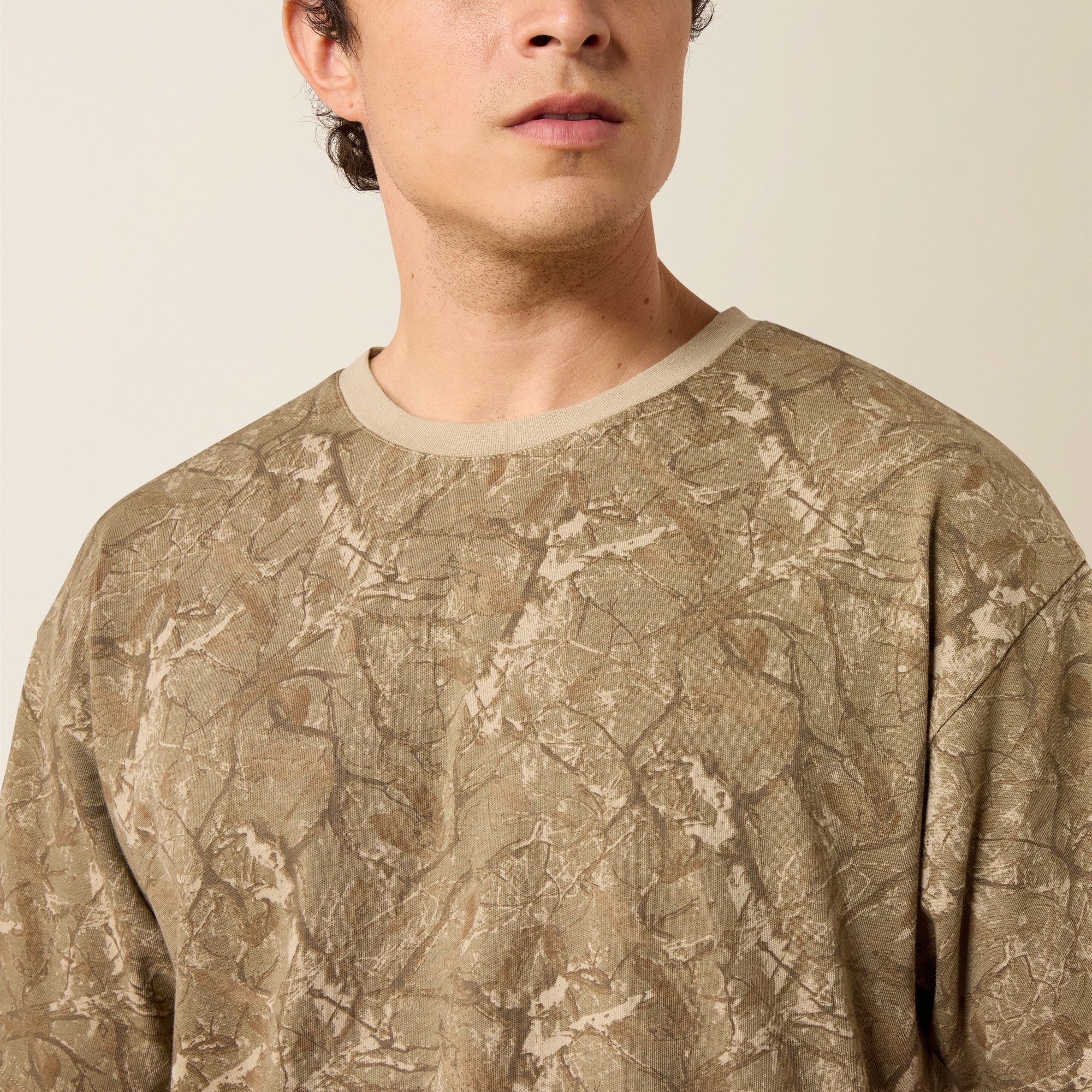Ariat ToughStock Boxy T-Shirt – Beige Camo