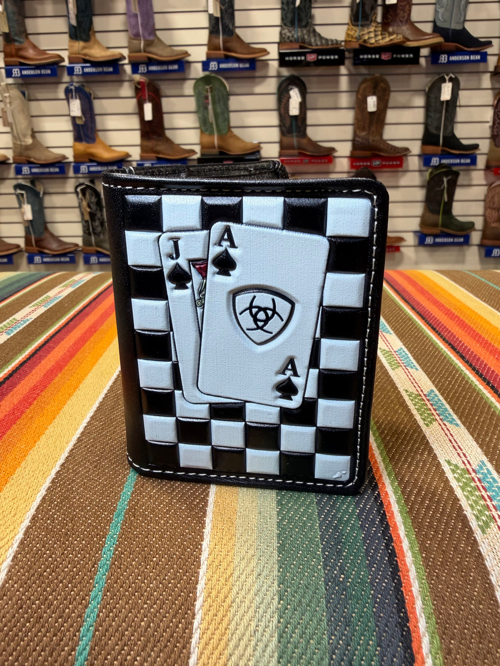 Ariat Checkerboard Cards Wallets