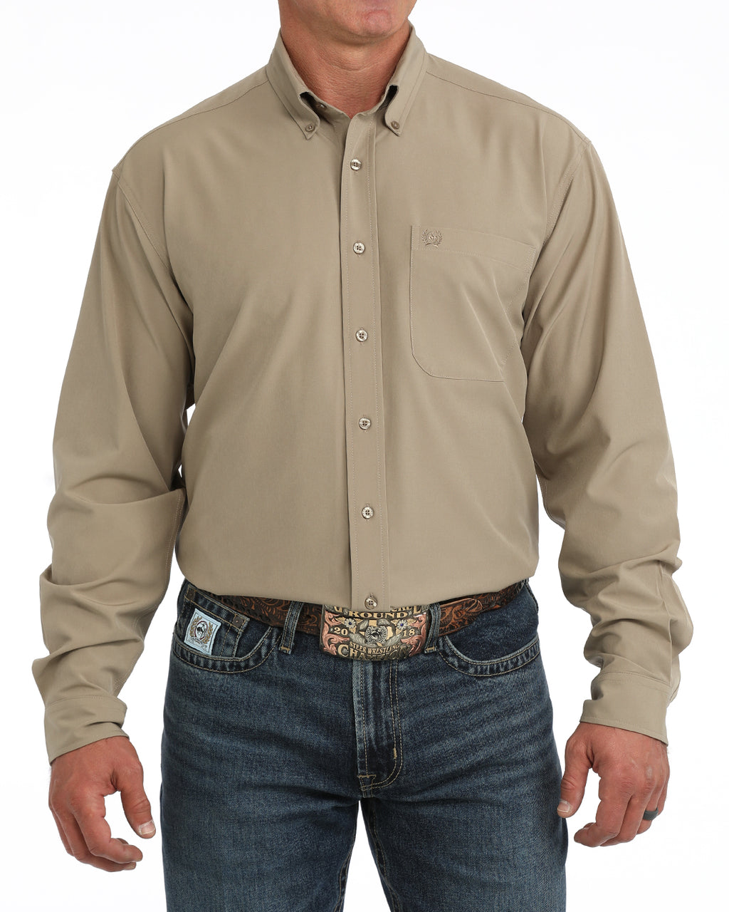 Cinch Arenaflex Khaki Shirt (2047)