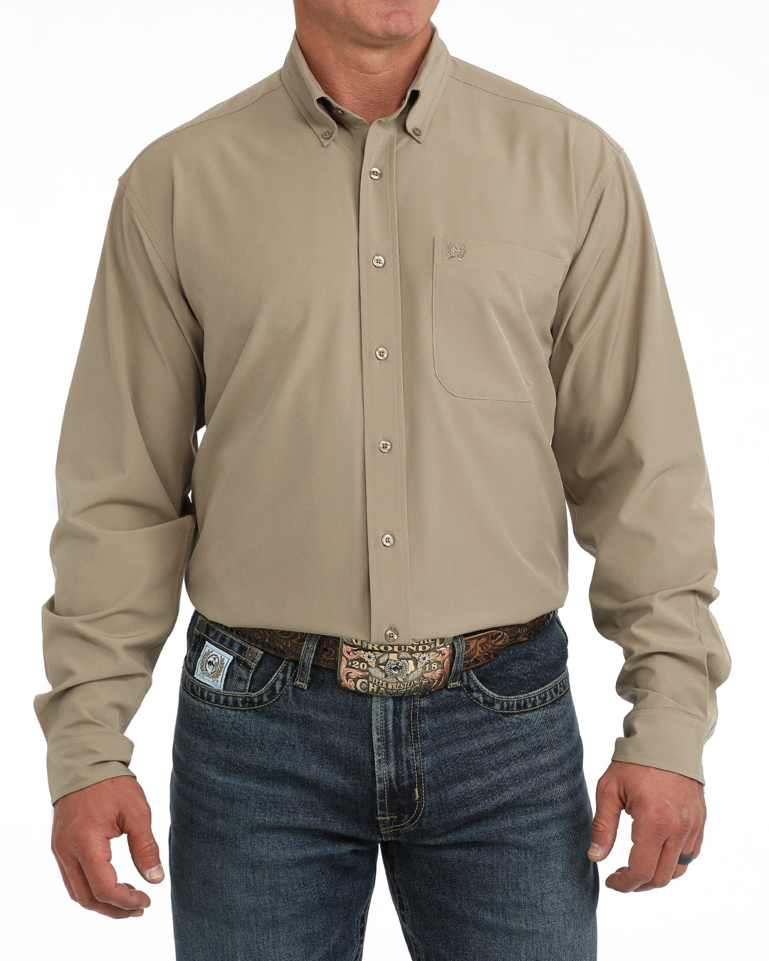 Cinch Arenaflex Khaki Shirt (2047)
