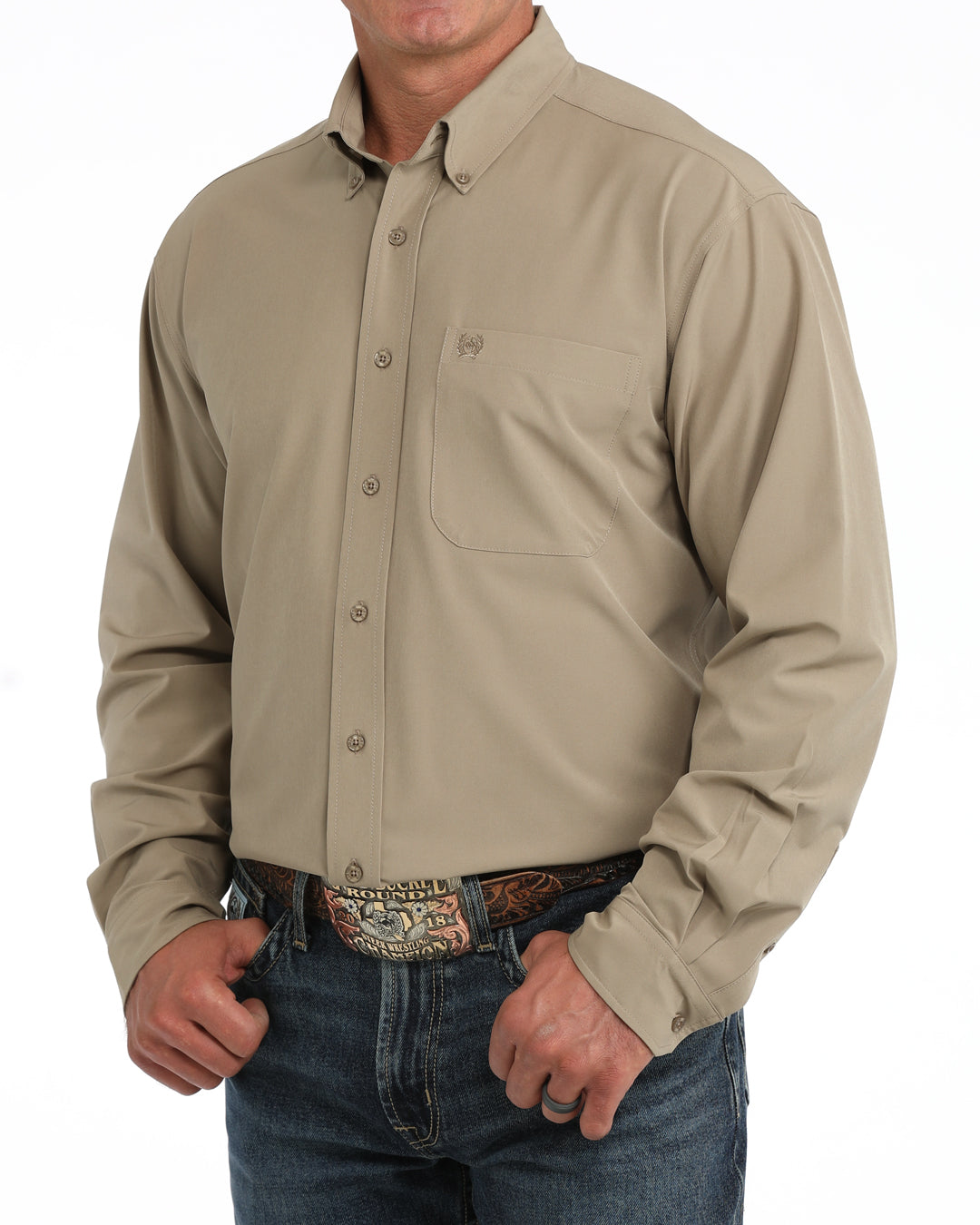 Cinch Arenaflex Khaki Shirt (2047)