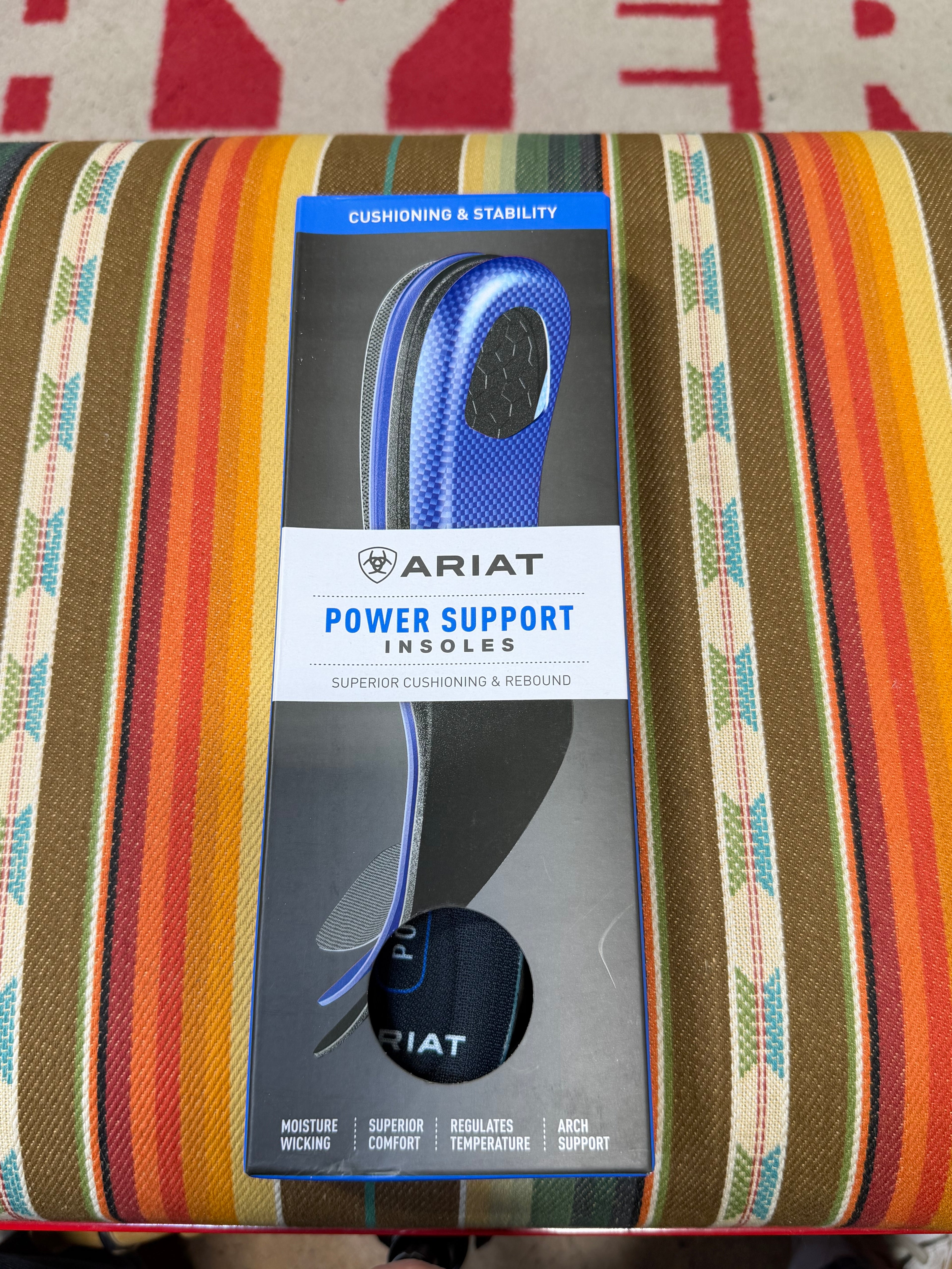 Ariat Men’s Power Support Insoles Wide Square Toe