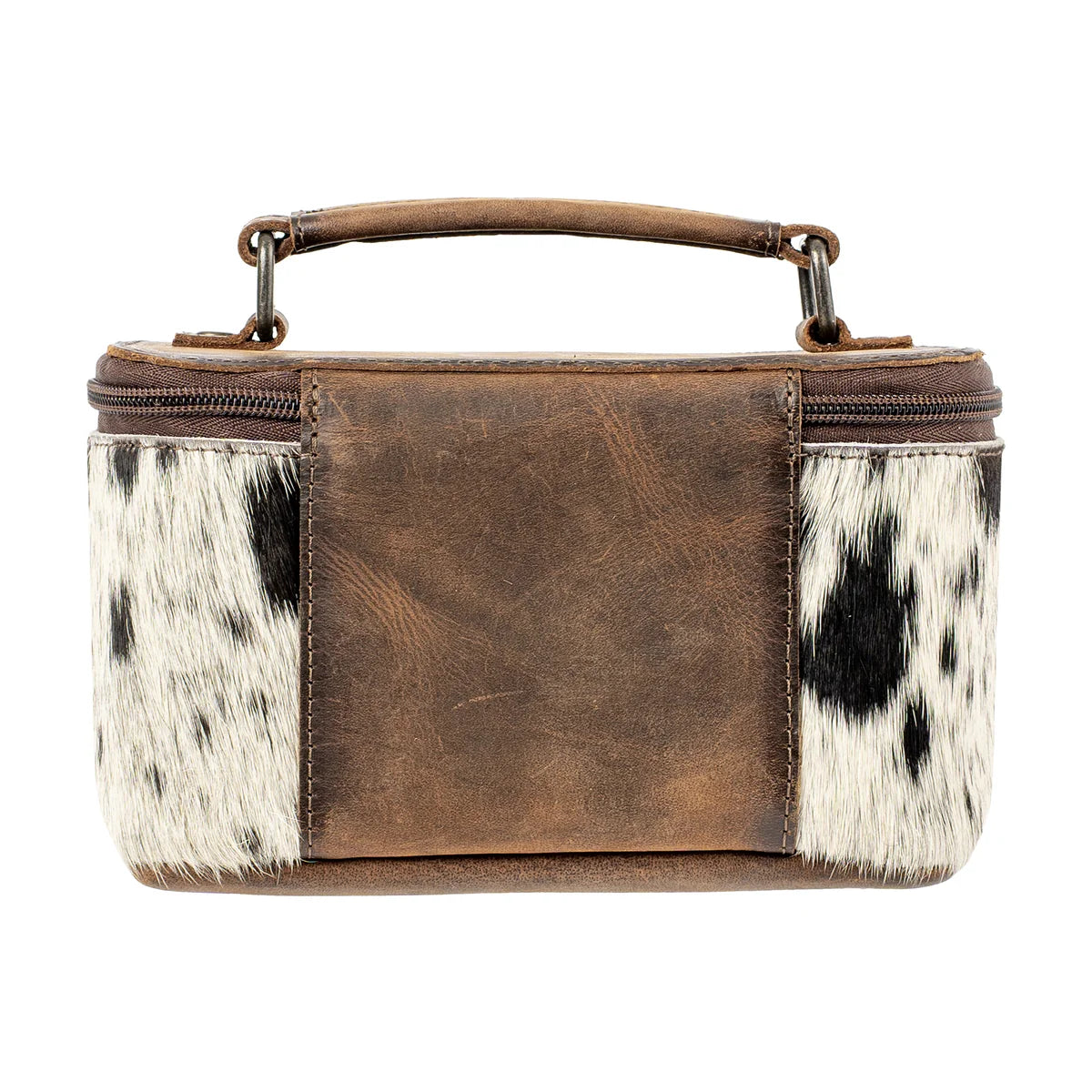 Cowhide Petite Train Case