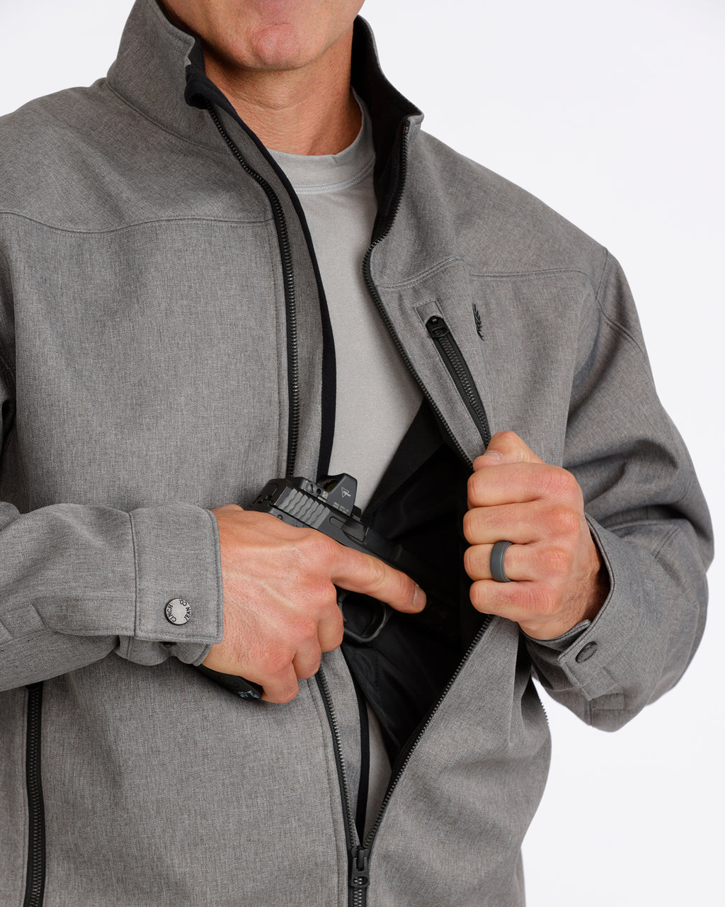 Men’s Cinch Grey CC Jacket