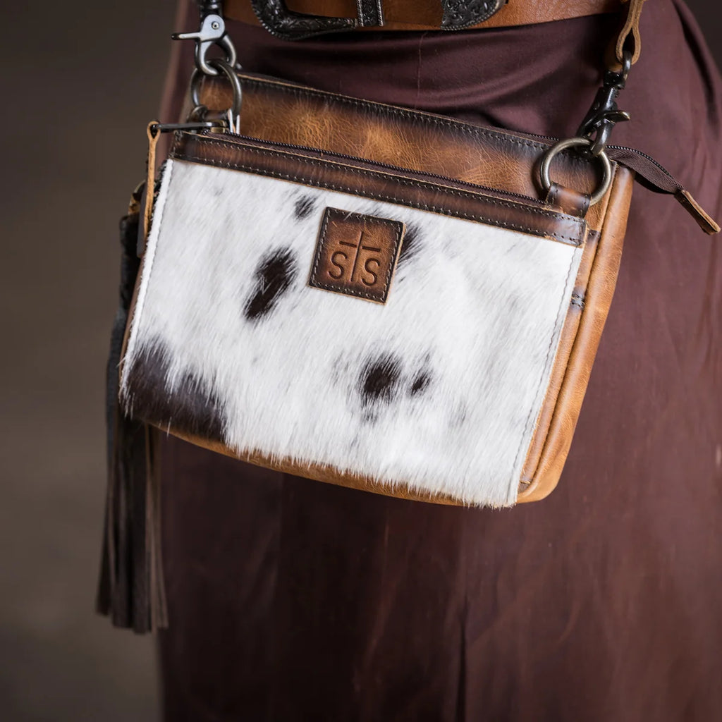 Guadalupe Cowhide Lily Crossbody